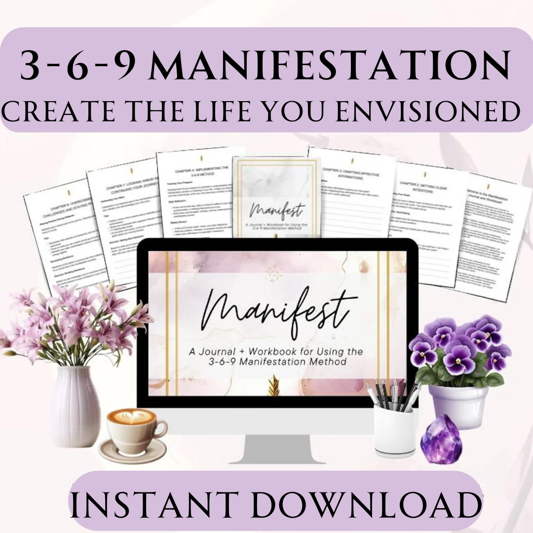 3-6-9 Manifestation Workbook & Journal