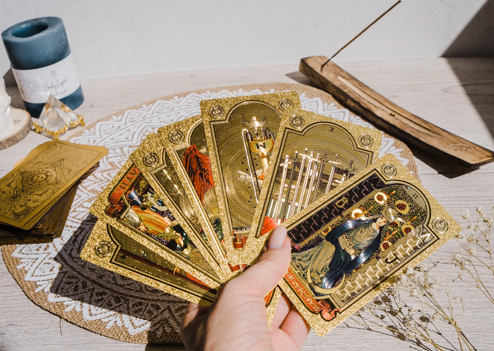 The Golden Waterproof Tarot Deck