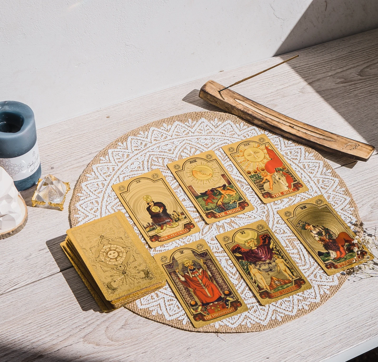 The Golden Waterproof Tarot Deck