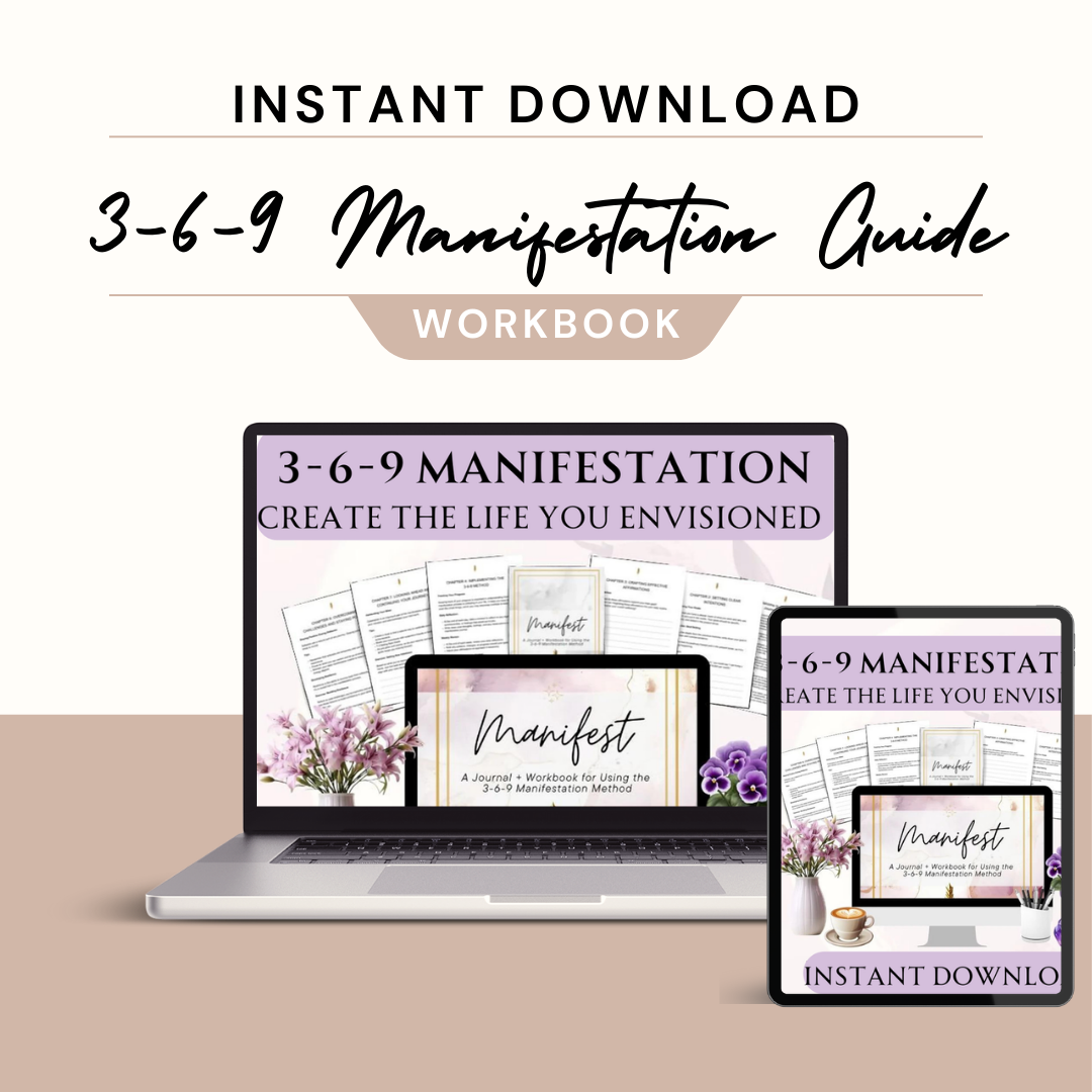 3-6-9 Manifestation Workbook & Journal