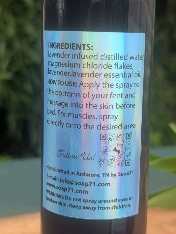 Botanical Infused Magnesium Oil Spray
