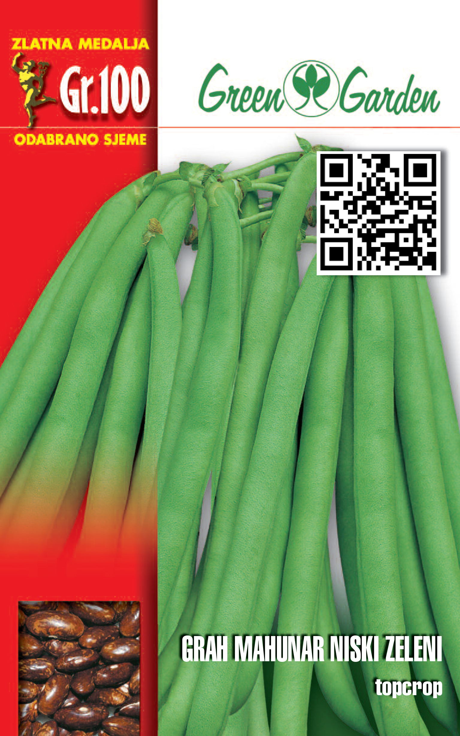 GRAH MAHUNAR NISKI ZELENI - TOP CROP 100G