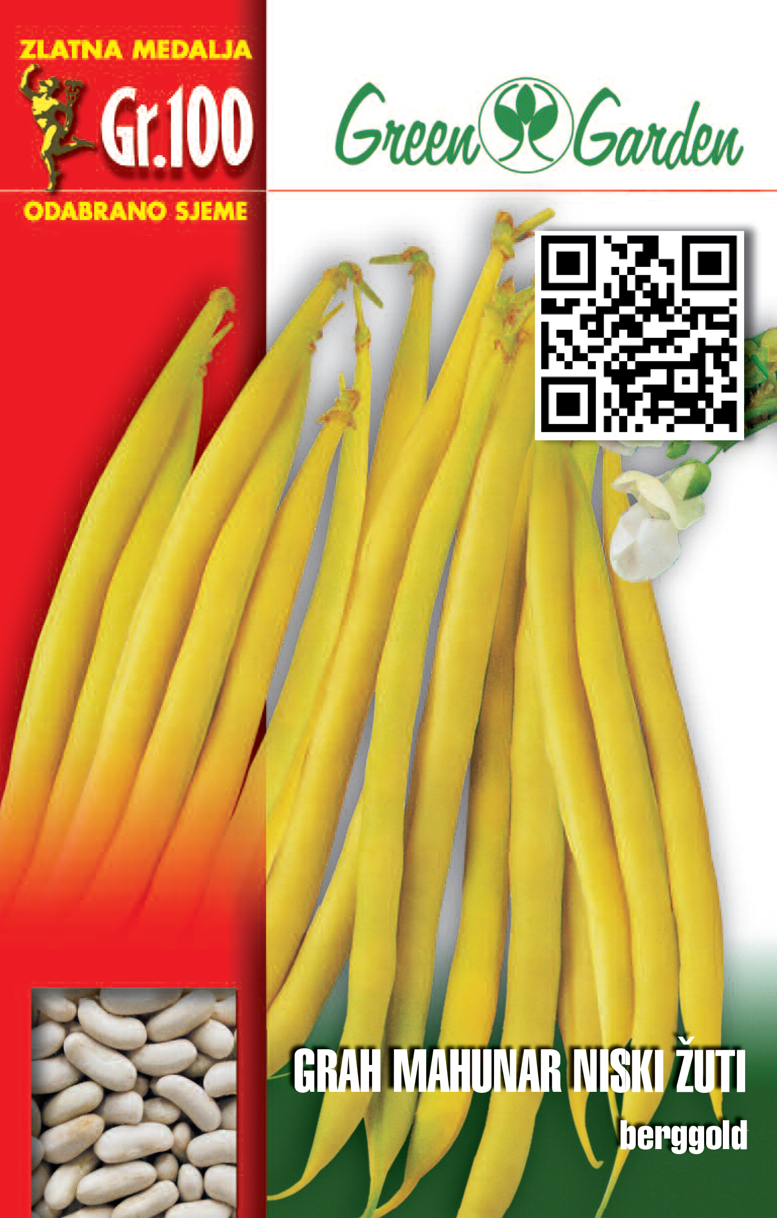 GRAH MAHUNAR NISKI ŽUTI - BERGGOLD 100G
