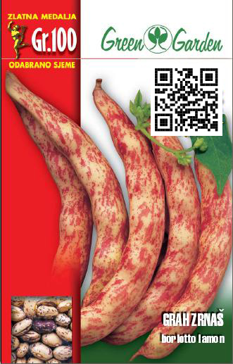 GRAH ZRNAŠ - BORLOTTO LAMON 100G