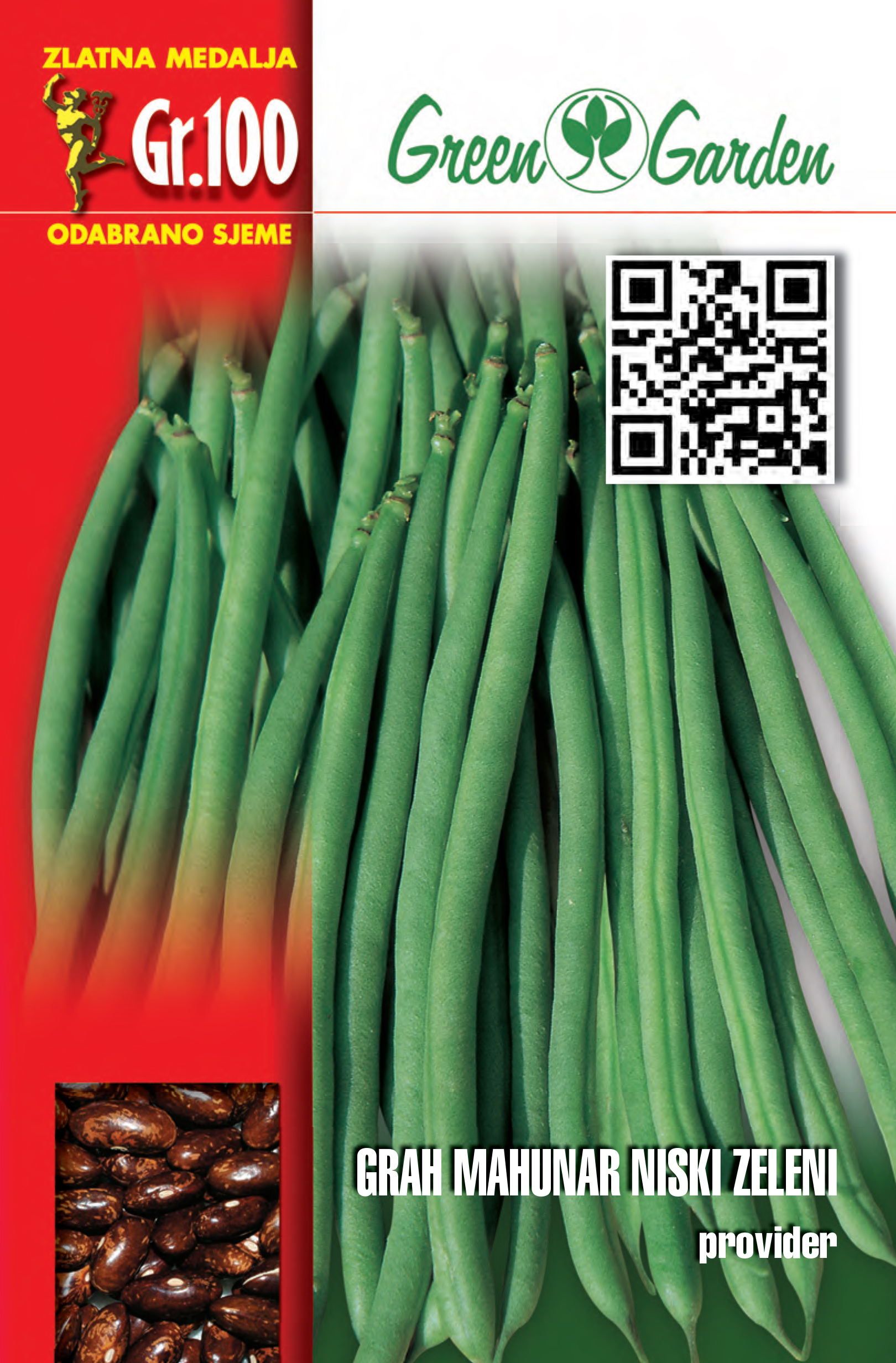 GRAH MAHUNAR NISKI ZELENI - PROVIDER 100G