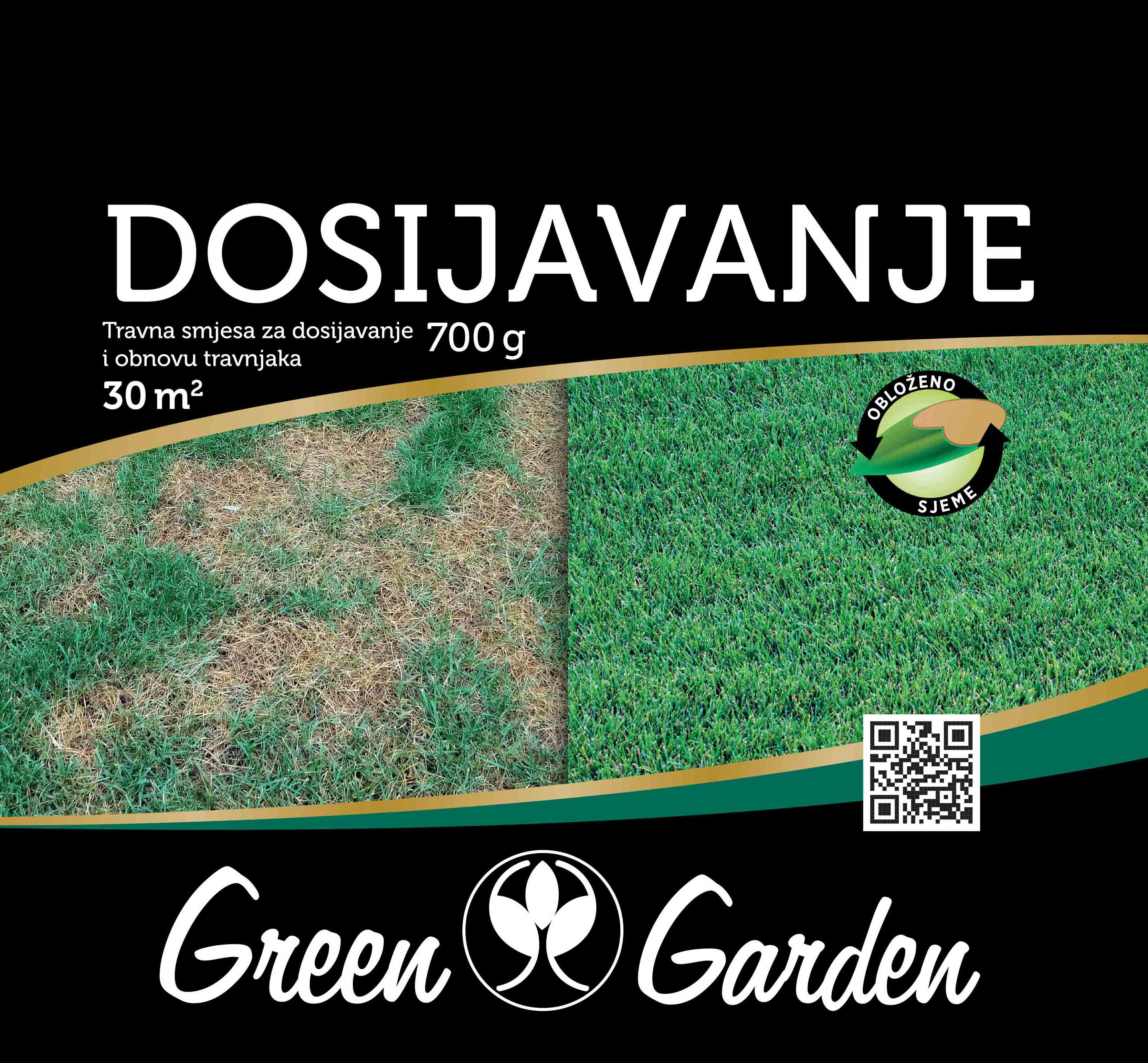 DOSIJAVANJE - TRAVNA SMJESA ZA DOSIJAVANJE 700G - SJEME TRAVE