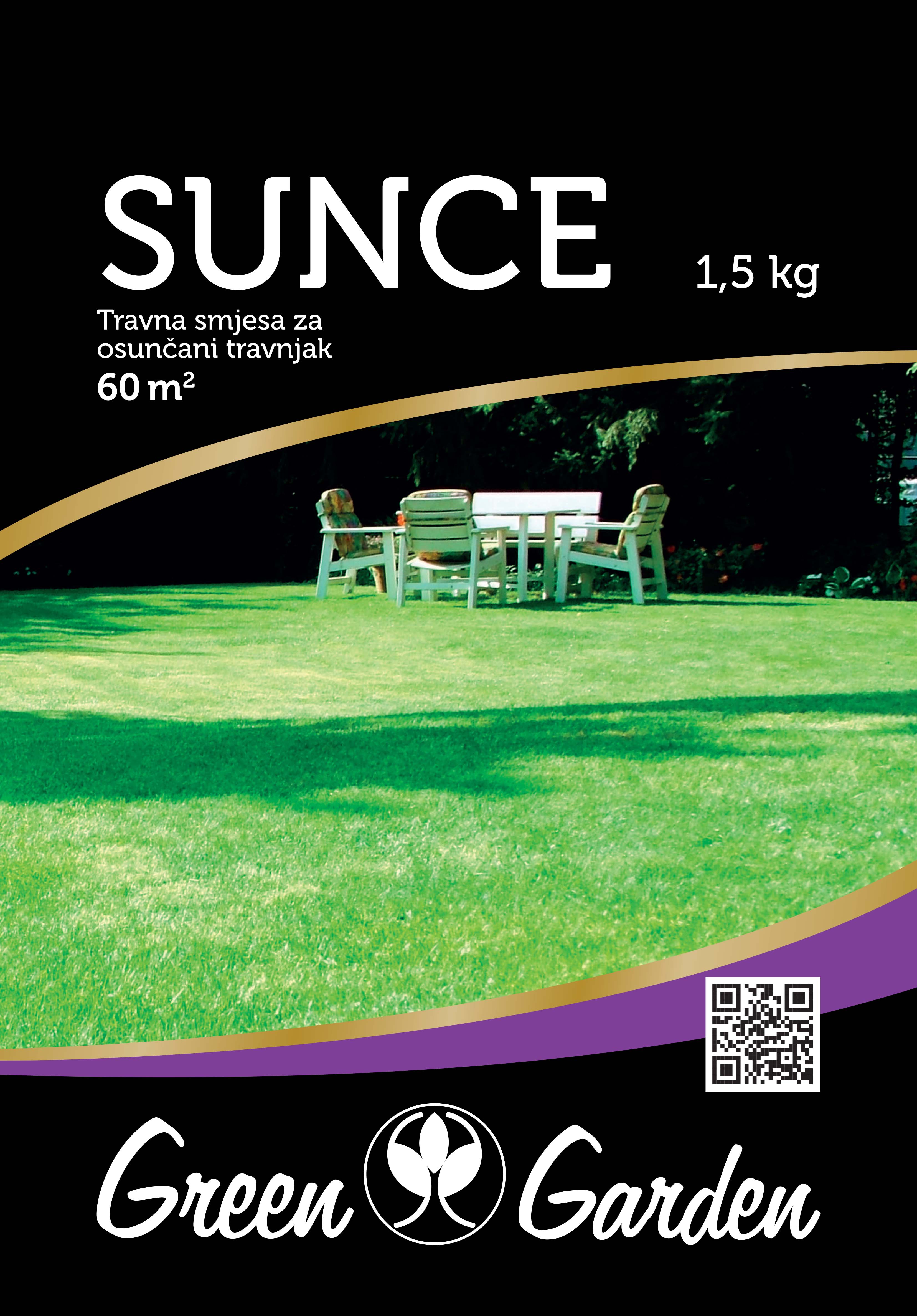 SUNCE - OSUNČANI TRAVNJAK 1,5 KG - SJEME TRAVE