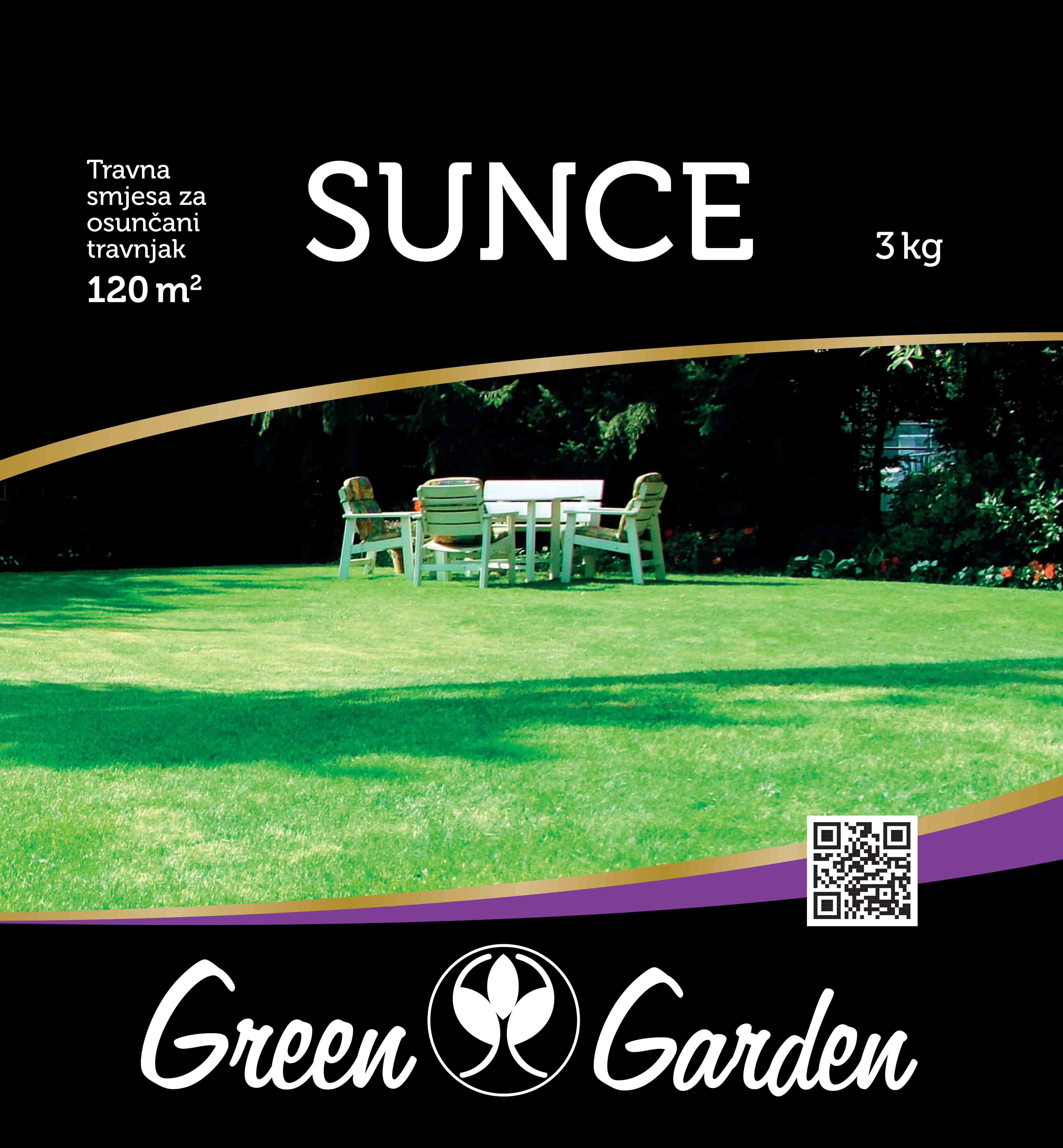 SUNCE - OSUNČANI TRAVNJAK 3 KG - SJEME TRAVE
