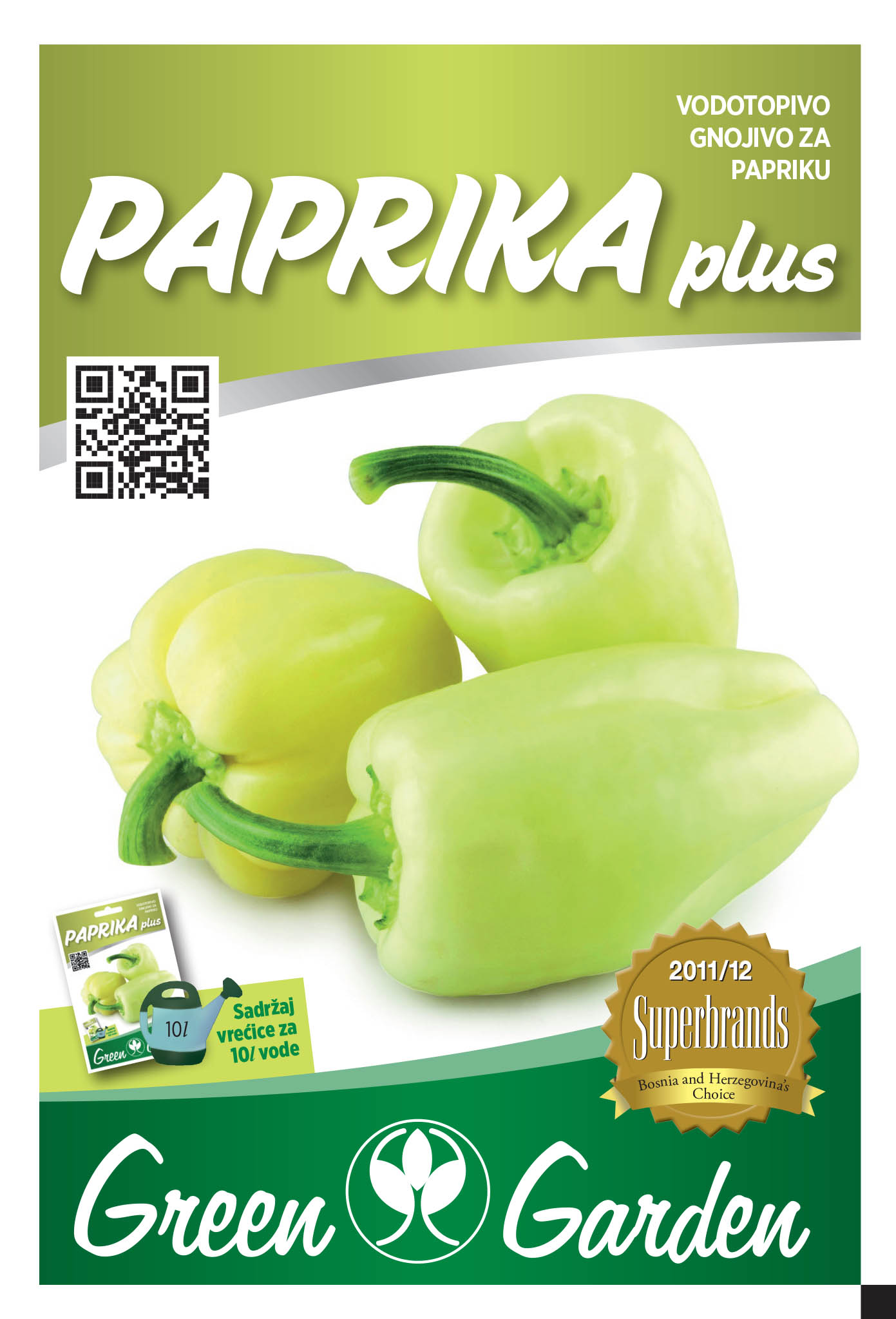 PAPRIKA PLUS - VODOTOPIVO GNOJIVO ZA PAPRIKU 25G