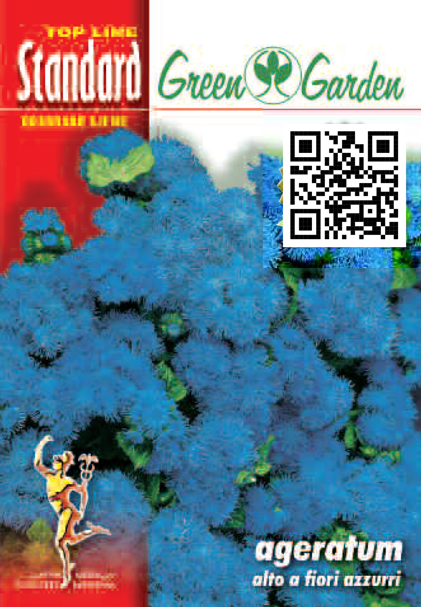 AGERATUM - ALTO A FIORI AZZURRI - STANDARD