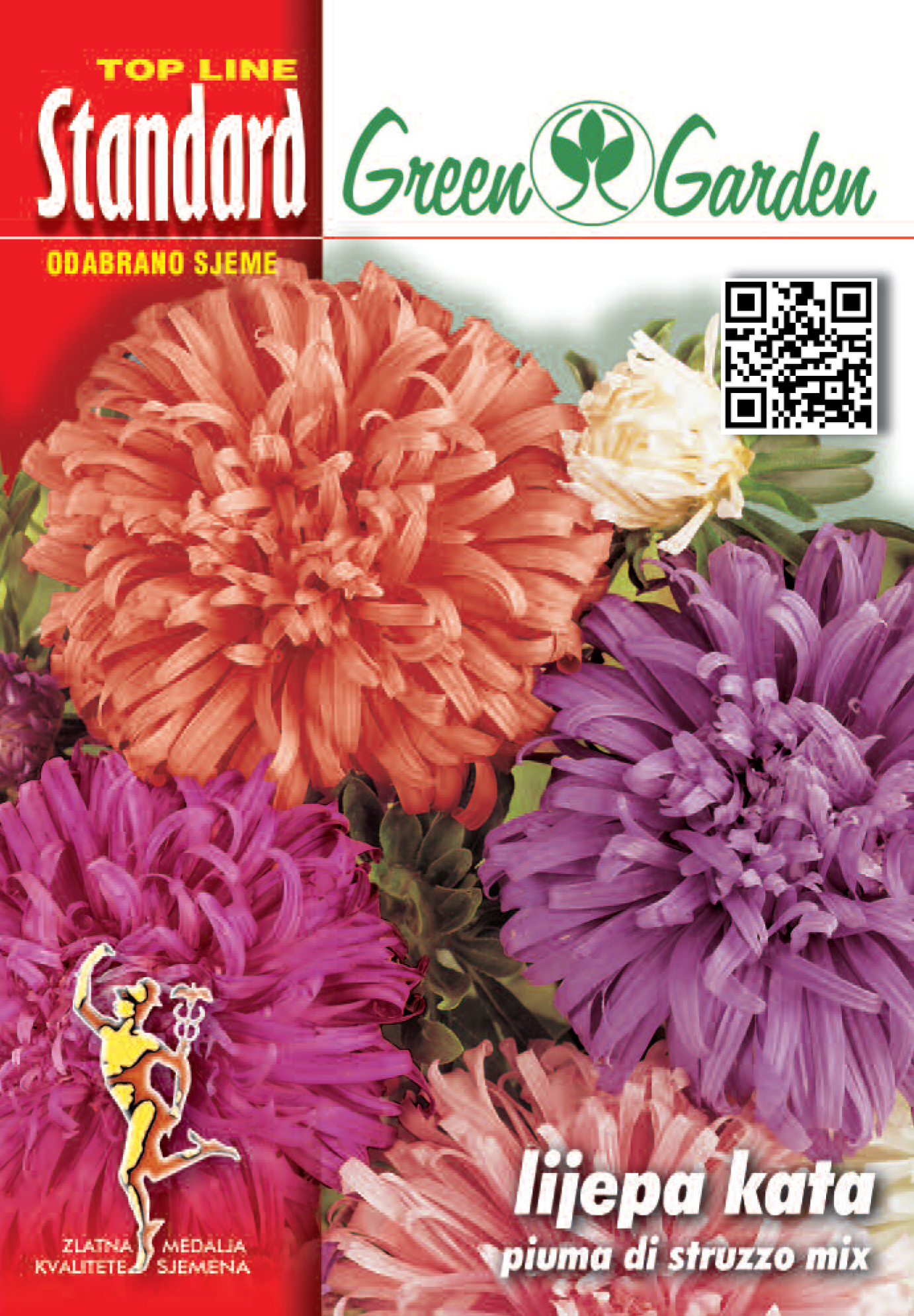 LIJEPA KATA - PIUMA DI STRUZZO MIX - STANDARD