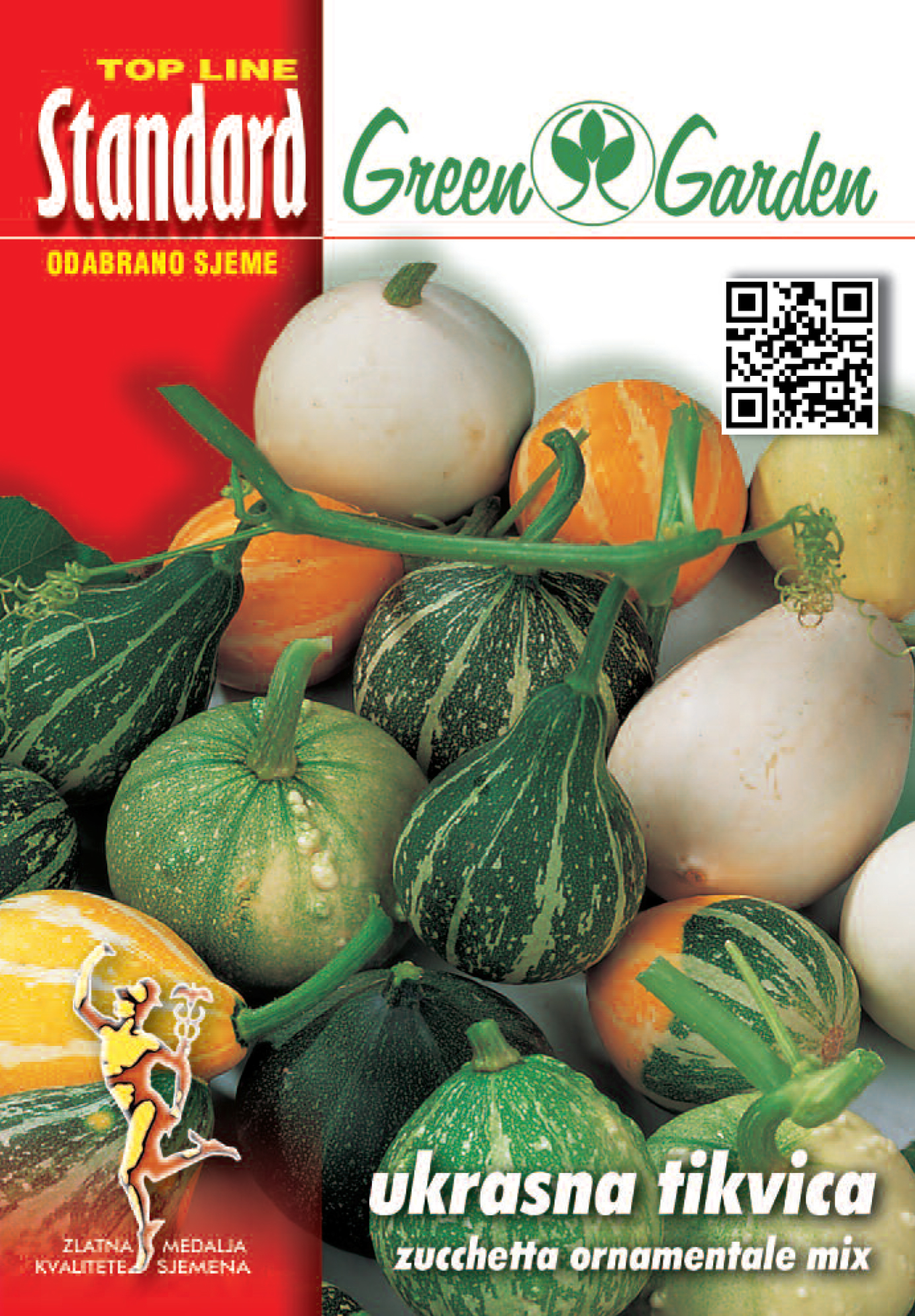 UKRASNA TIKVICA - ZUCCHETTA ORNAMENTALE MIX - STANDARD