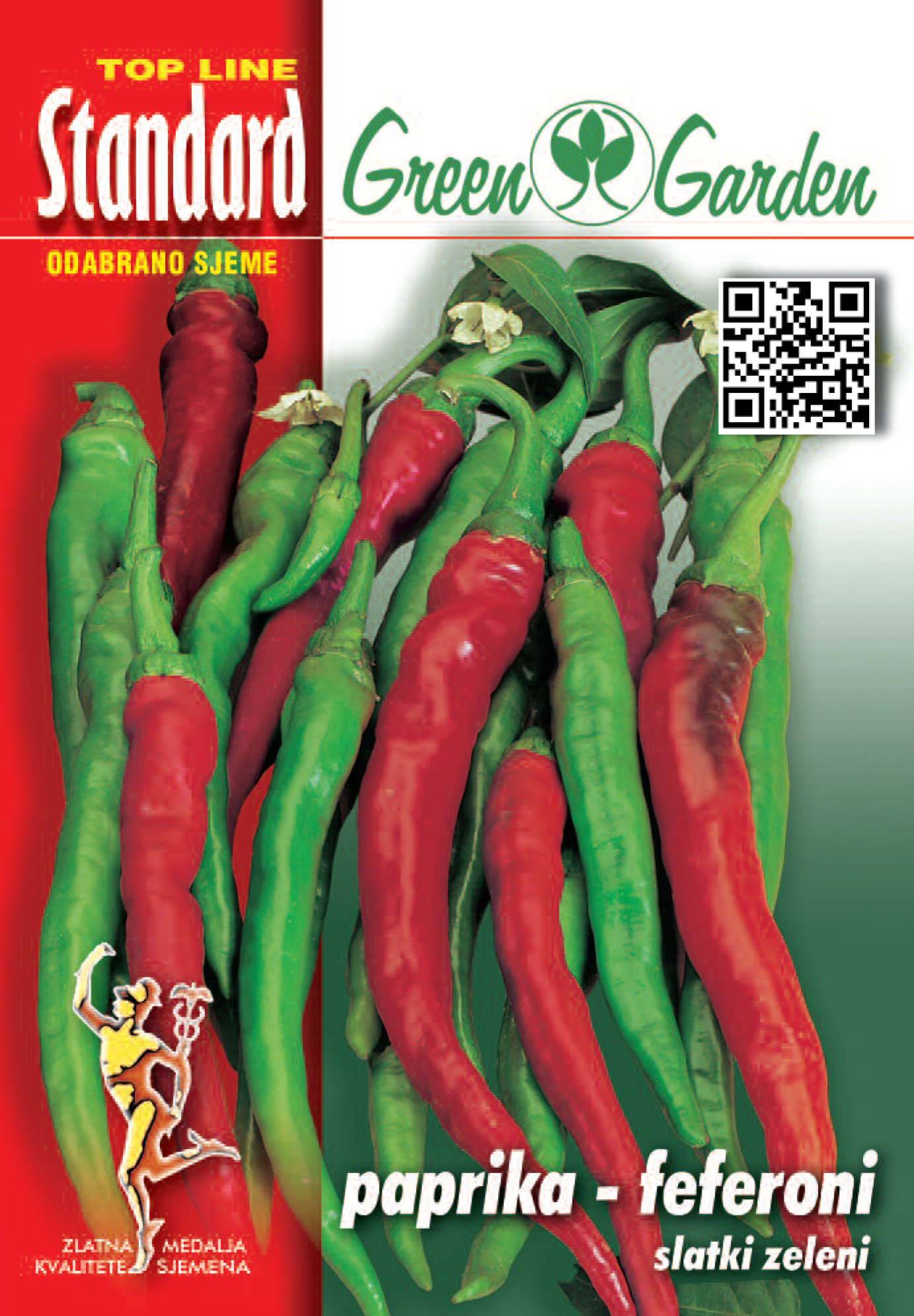 PAPRIKA FEFERONI SLATKI ZELENI - STANDARD