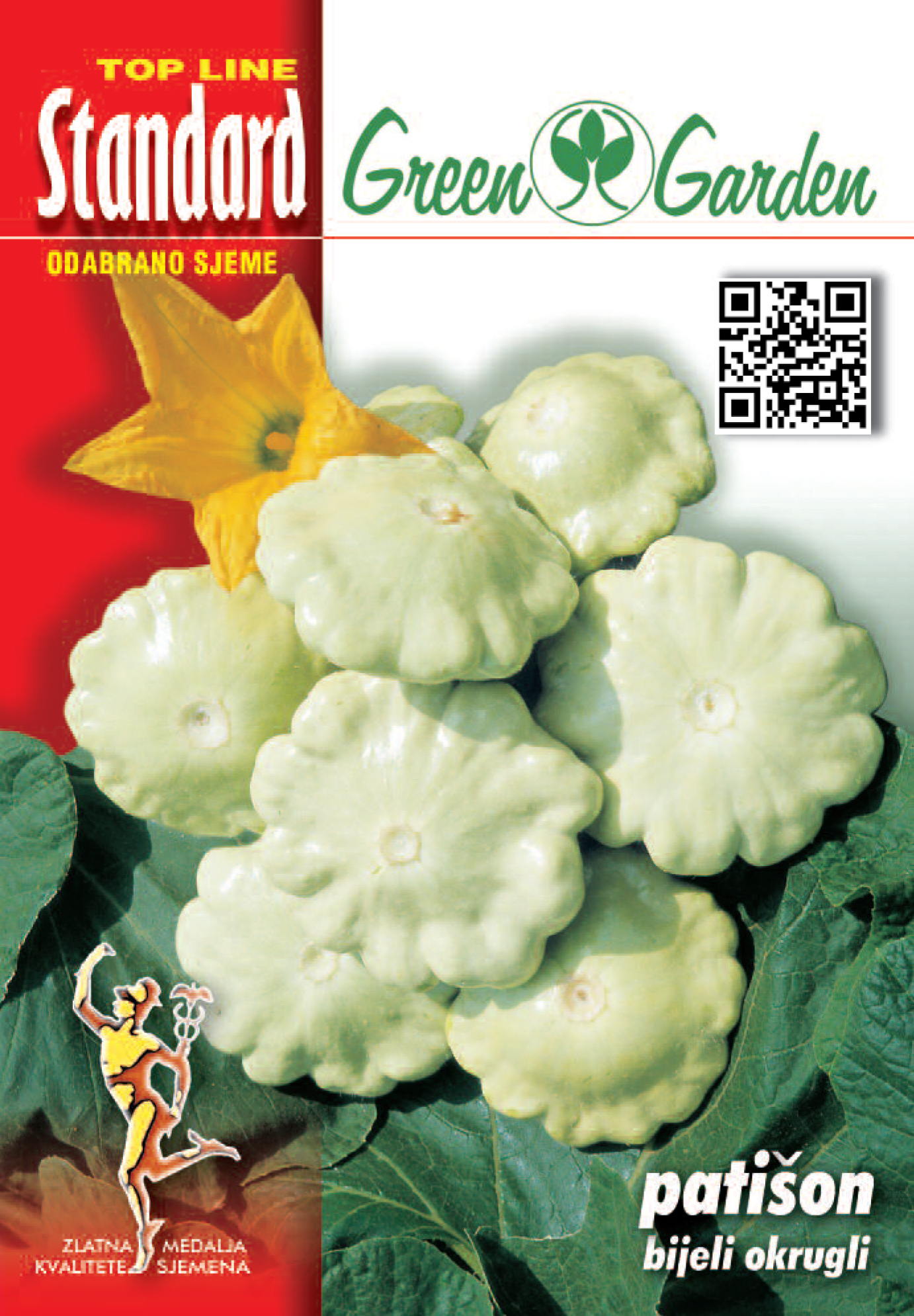 PATIŠON BIJELI OKRUGLI - STANDARD