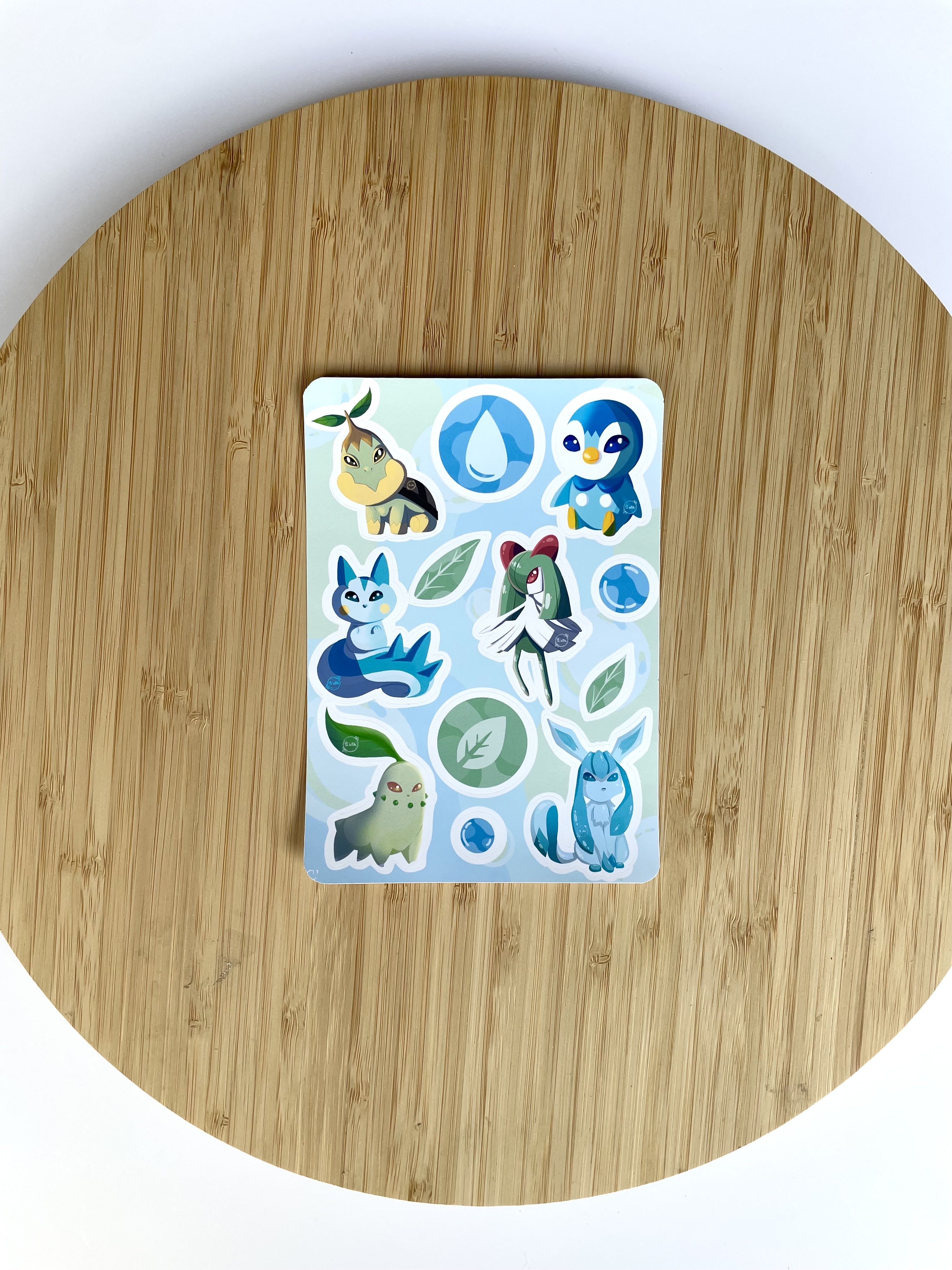 Pokémon - Feuille de stickers 
