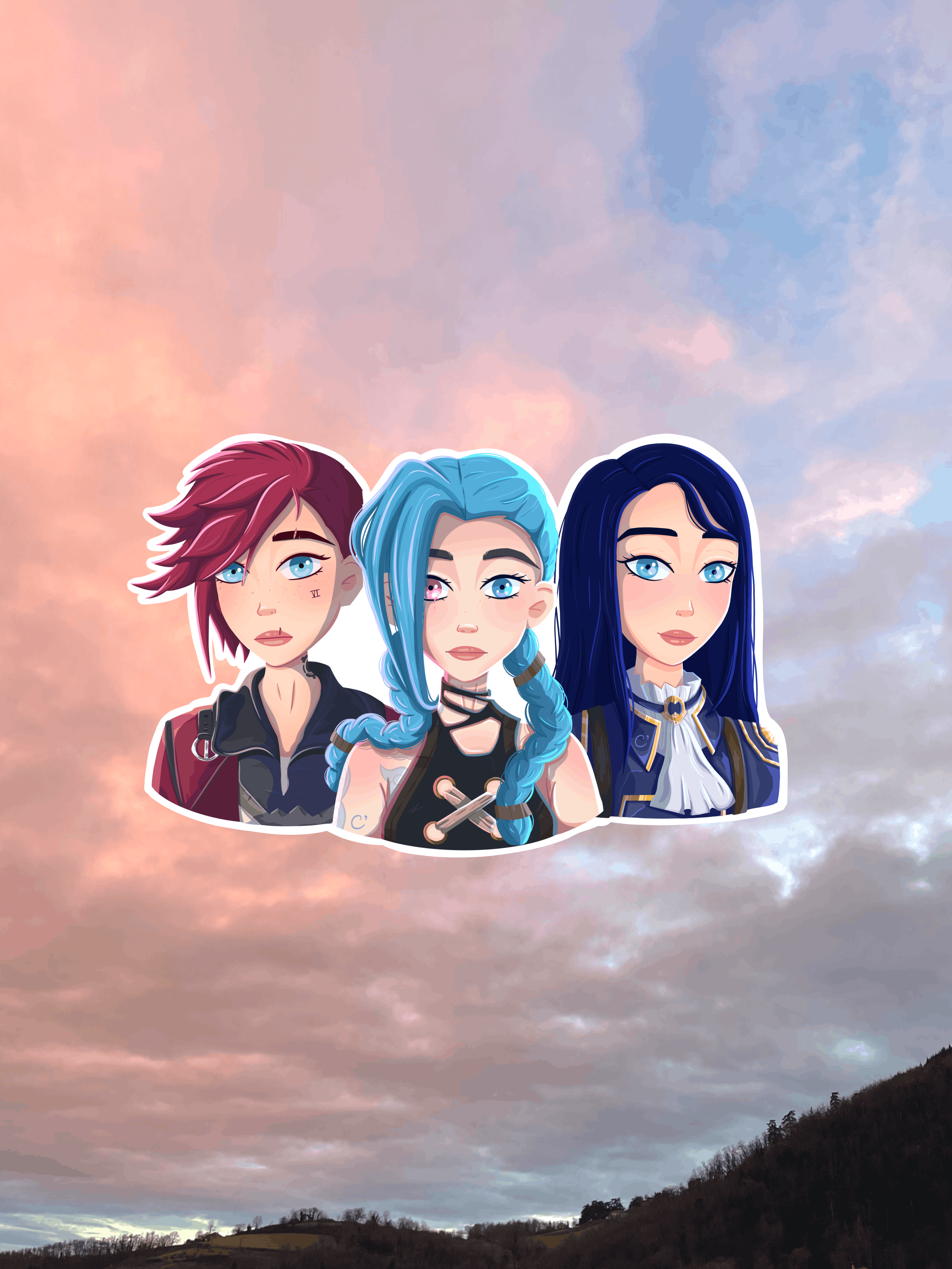 Arcane/Lol/Valorant - Stickers