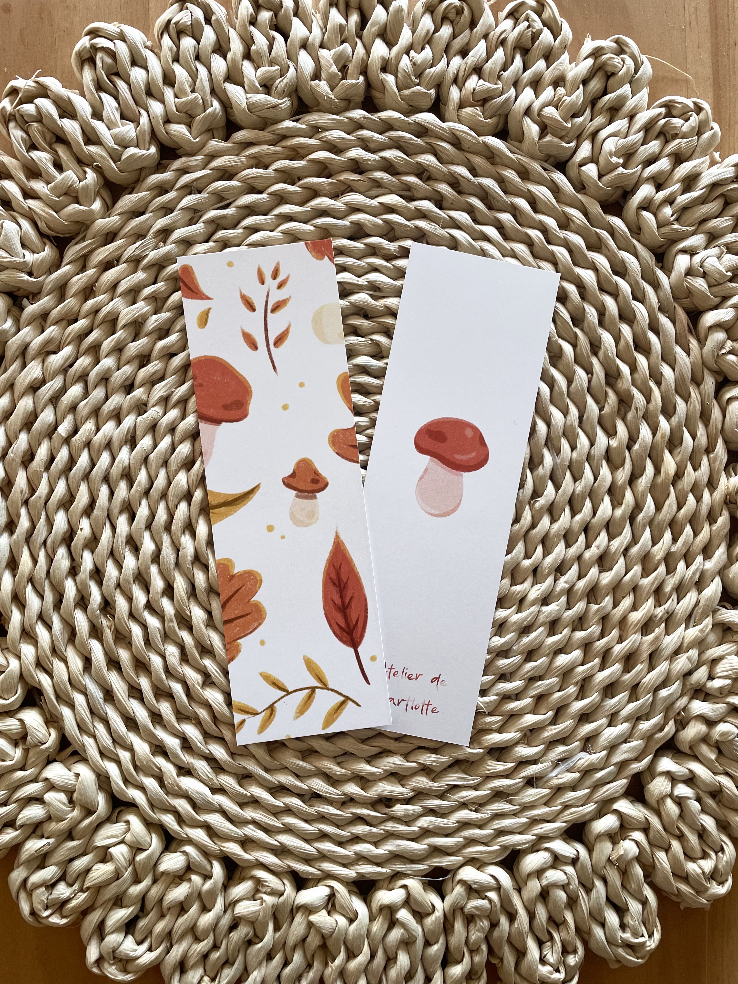 Marque Page Automne illustré