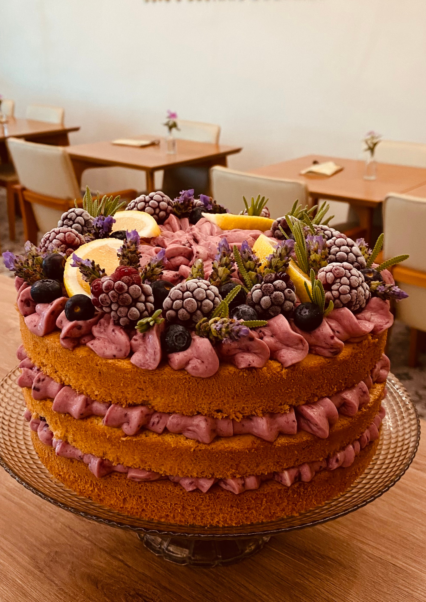 Mini Bolo - Limao siciliano e Lavanda