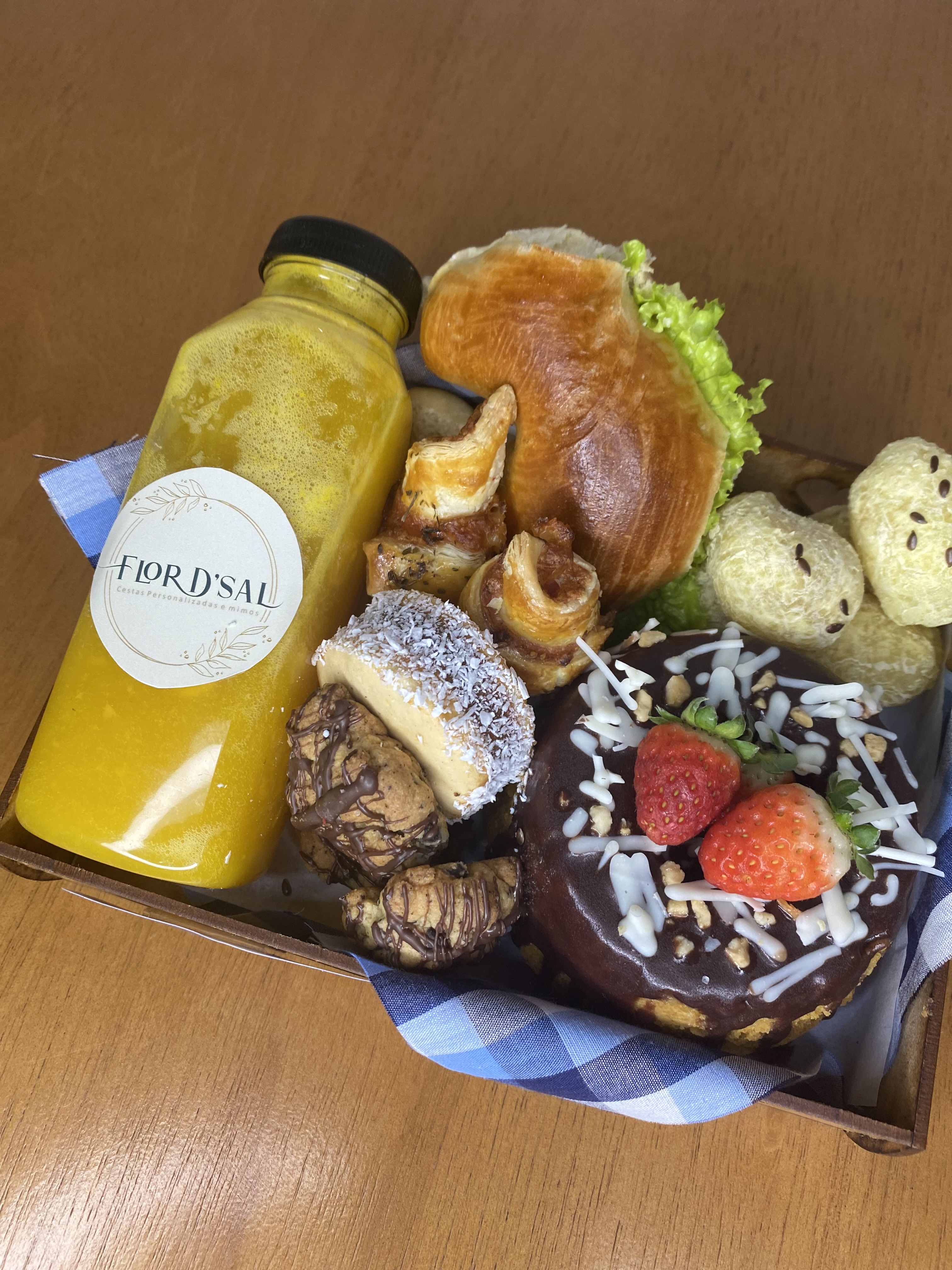 Mini cesta de café - Lanchinho