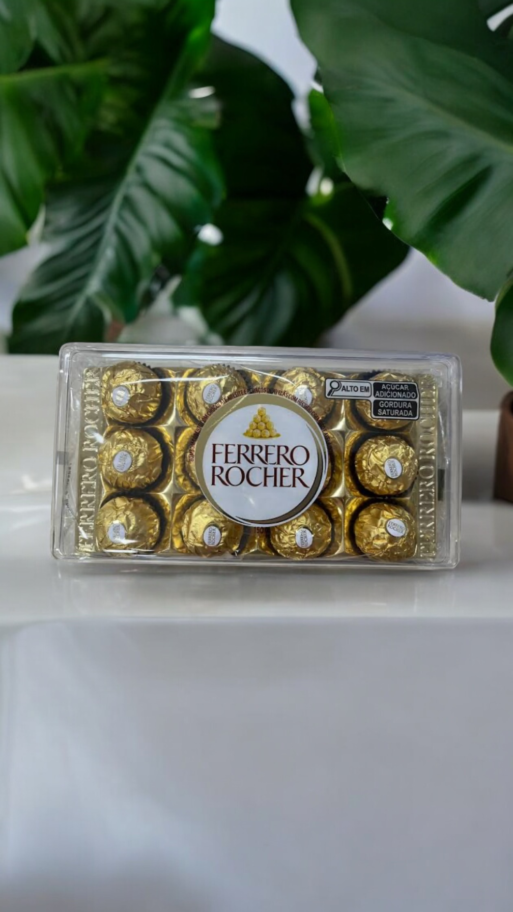 Chocolate Bombom Ferrero Rocher Com 12 unidades