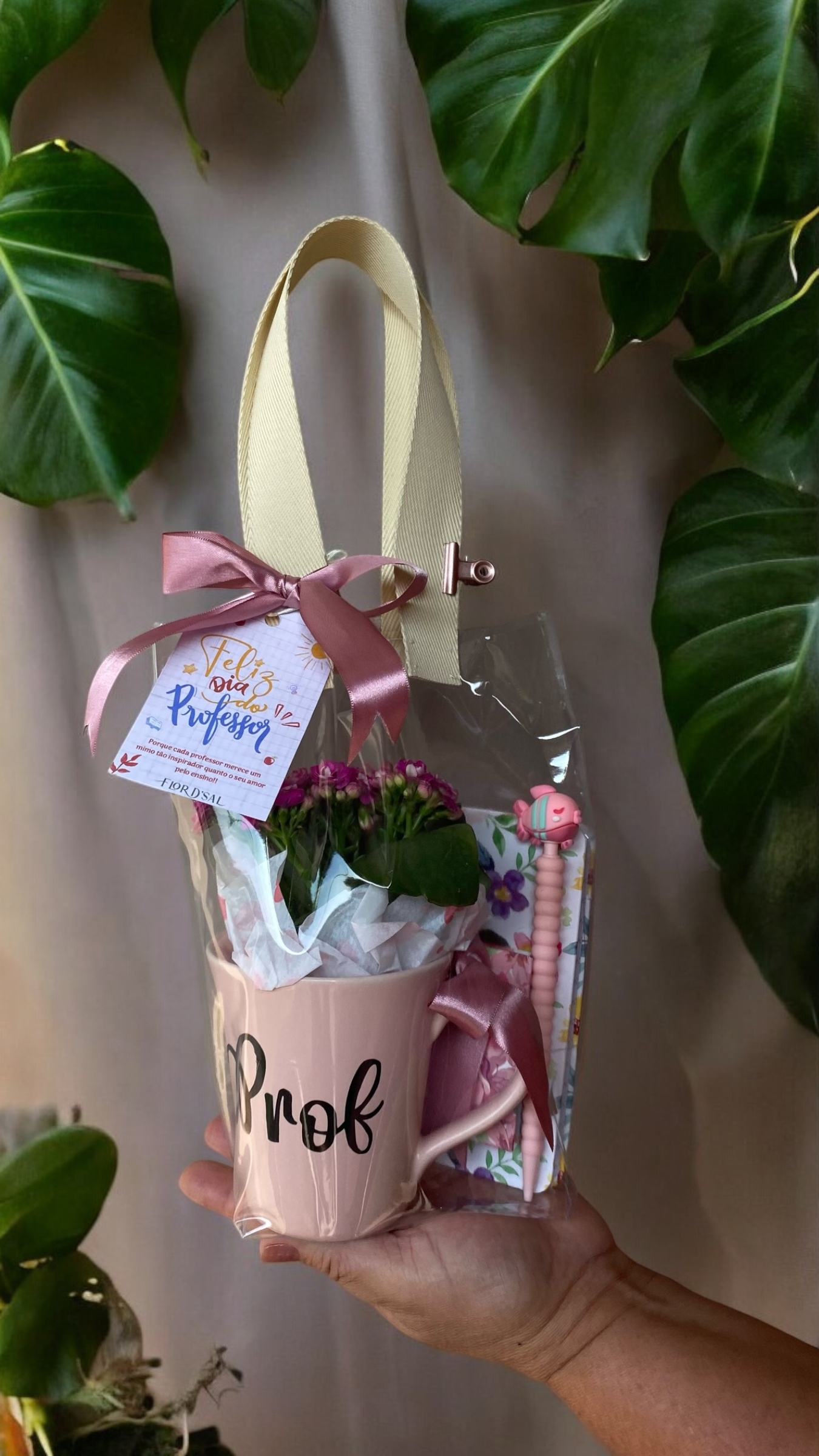 Kit Dia do Professor - kit anotações +Caneca