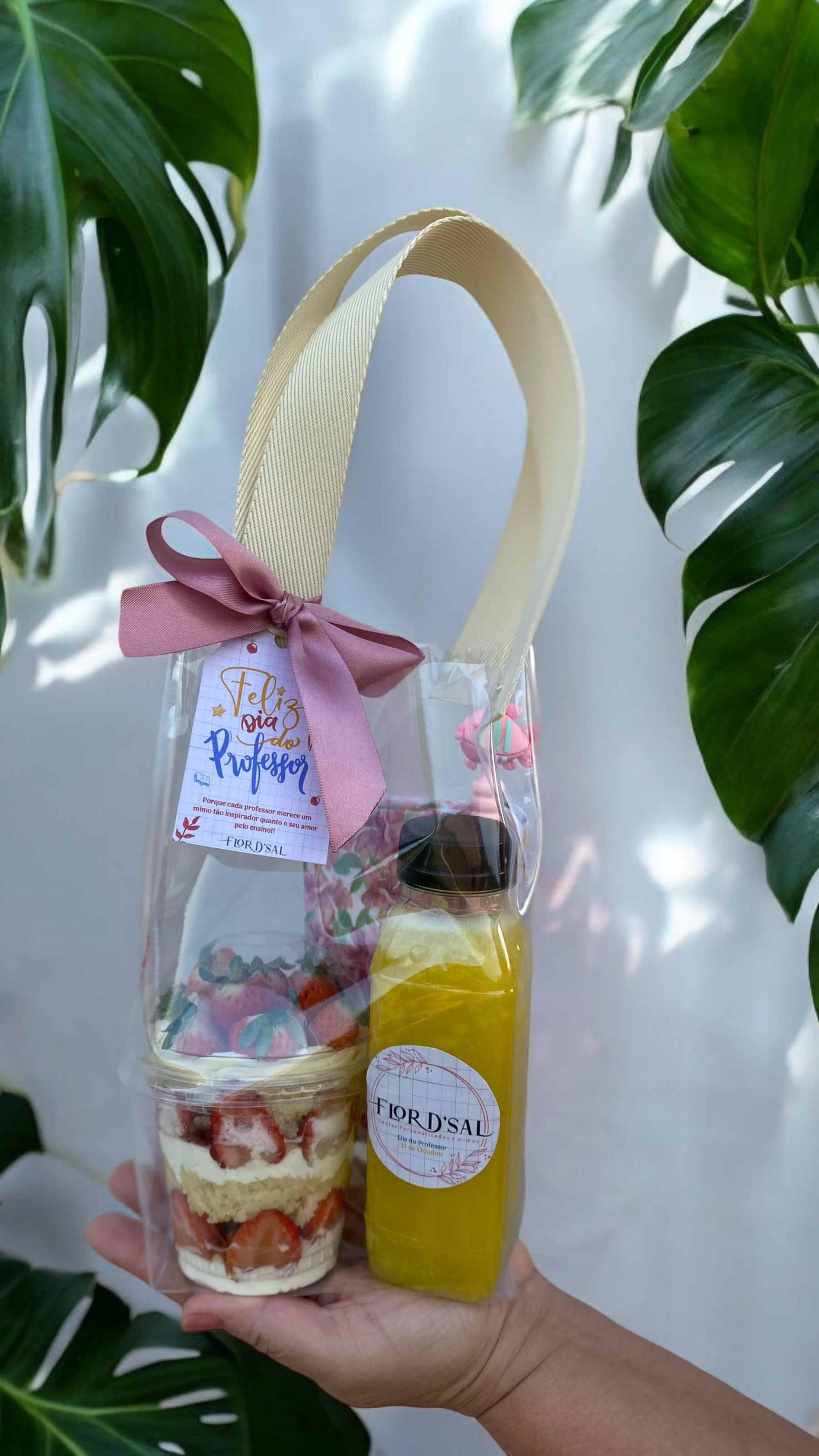 Kit dia do Professor - Mini Café + kit Anotações 