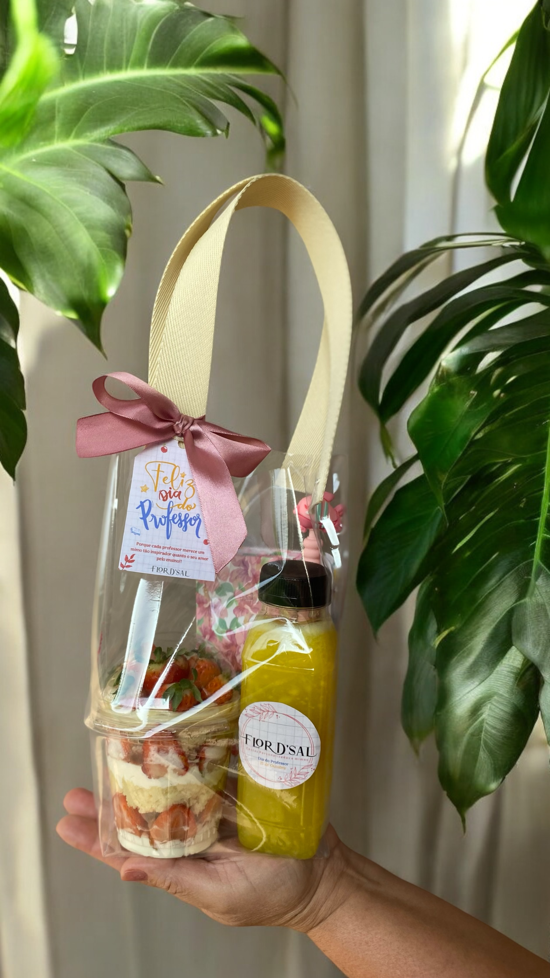 Kit dia do Professor - Mini Café + kit Anotações 