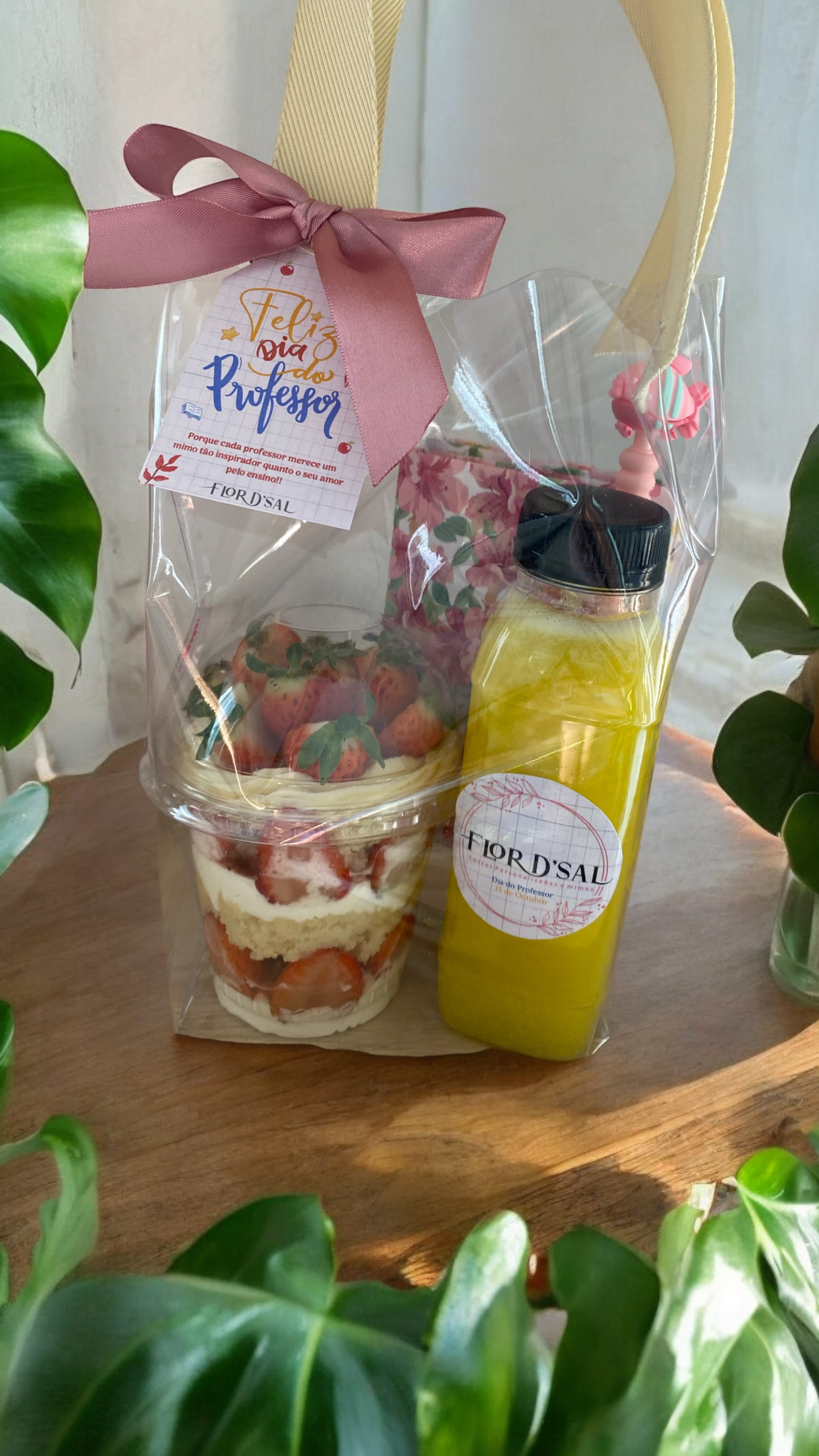 Kit dia do Professor - Mini Café + kit Anotações 