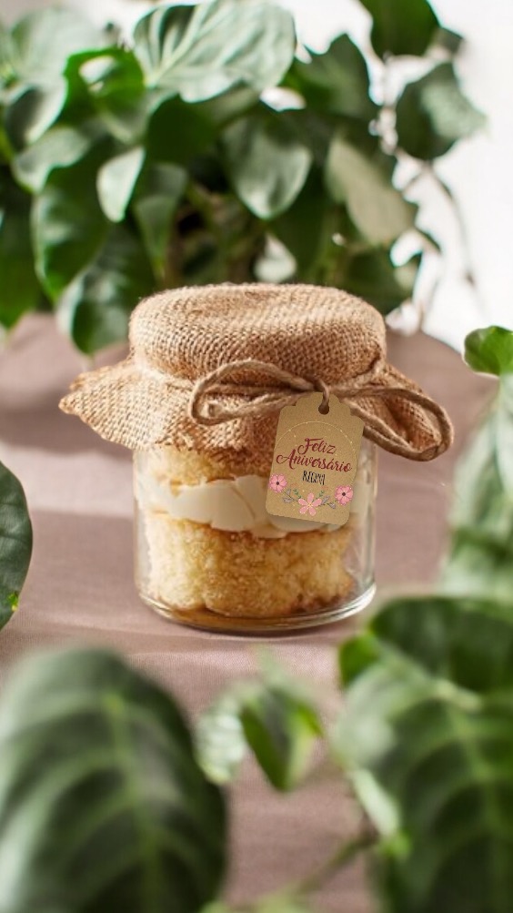 Bolo no Pote Lembrancinha -150ml