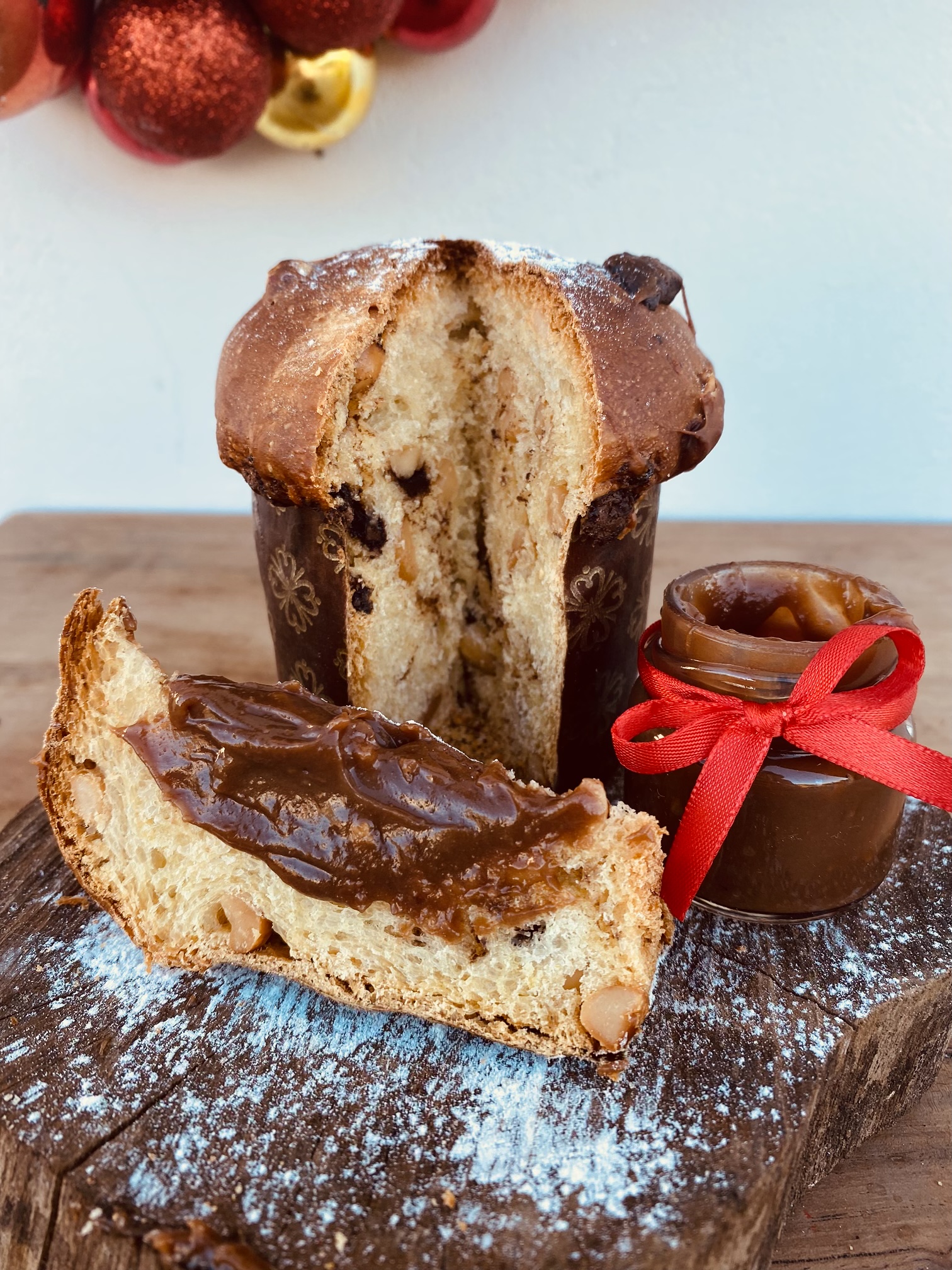 Mini Chocotone + Potinho de Brigadeiro + Saco Personalizado 