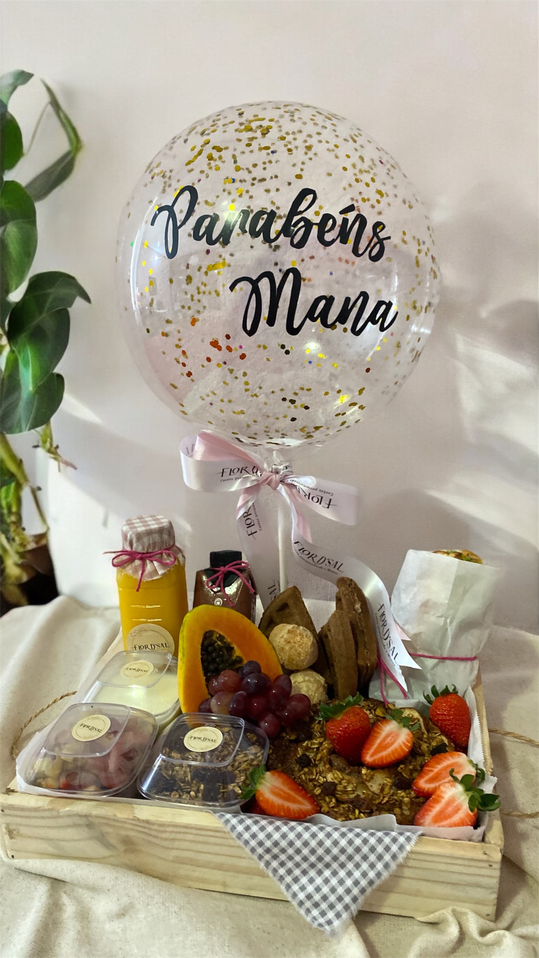 Cesta Fit - Parabéns Mana