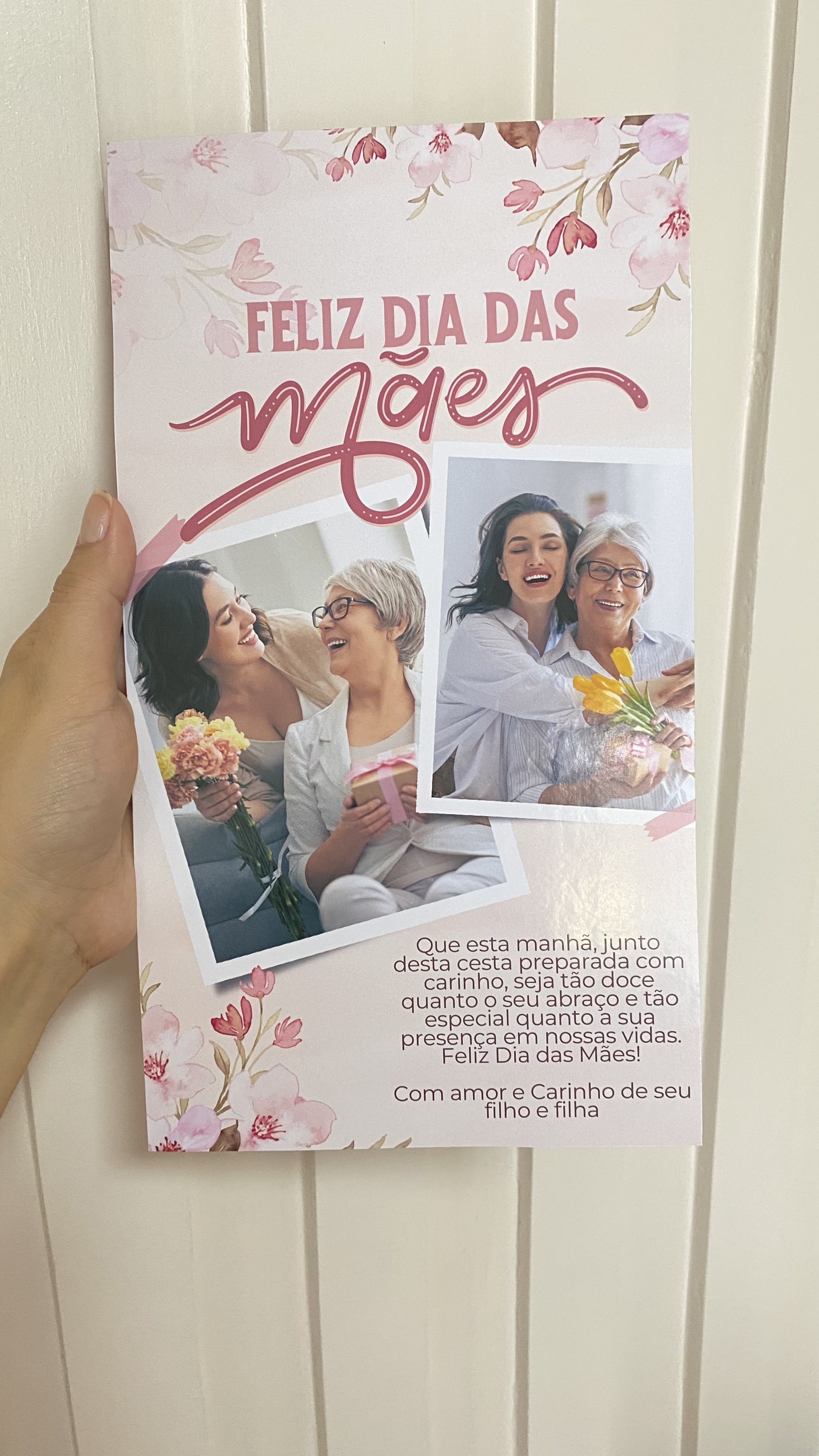 Cartão Personalizado - Dia das Mães