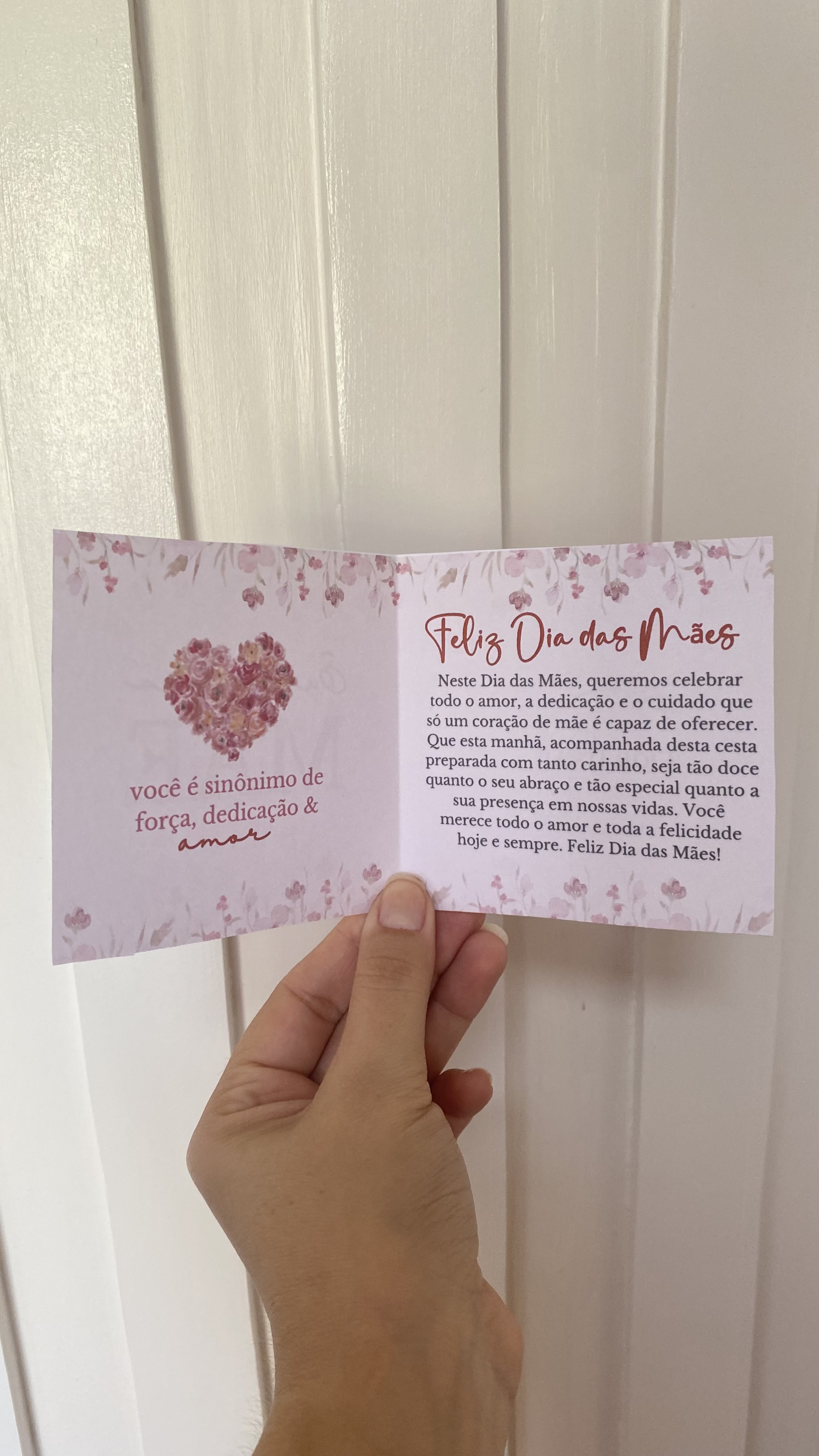 Cartão Especial Dia das Mães – Modelo Padrão