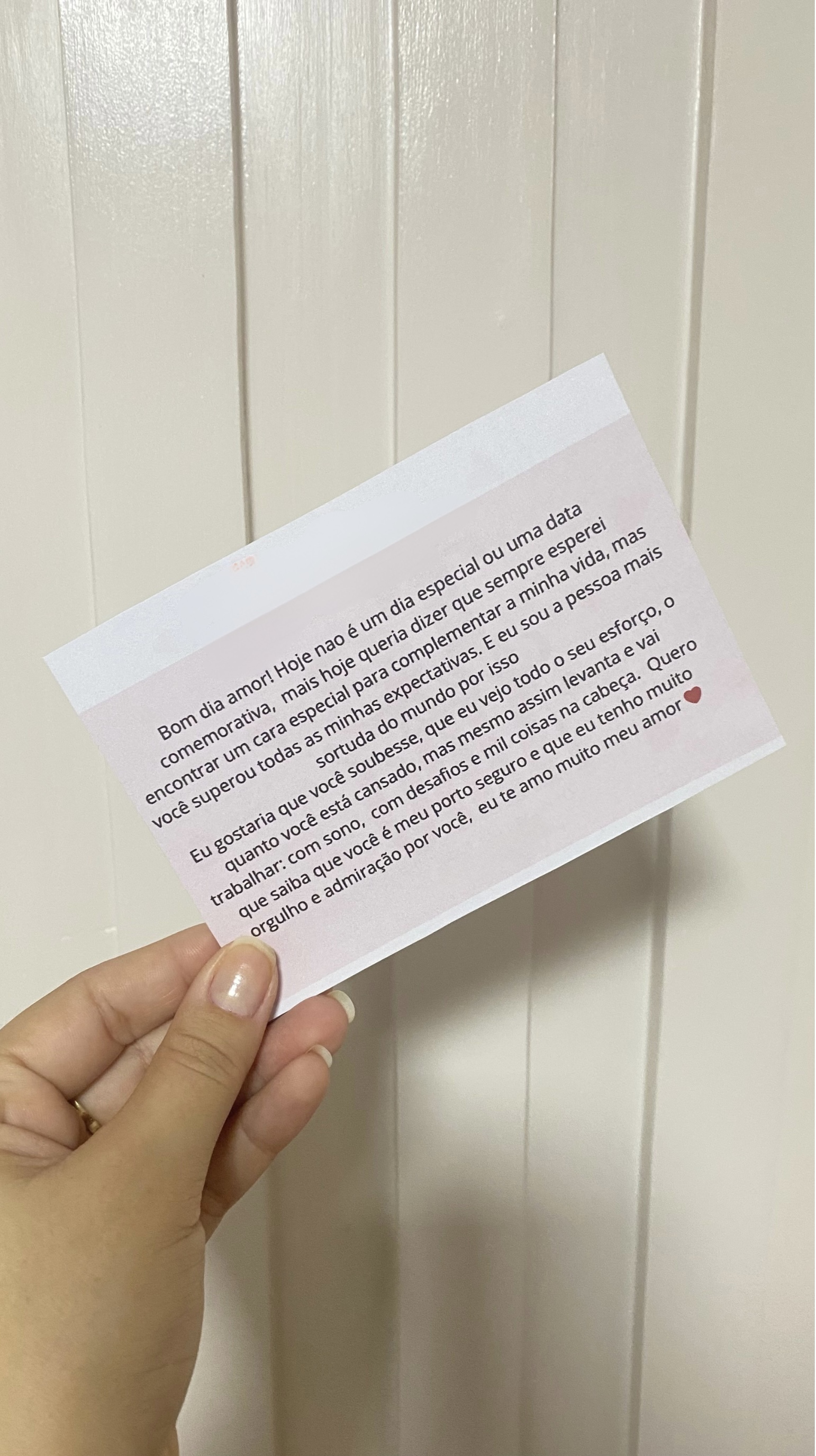 Combo Cartão Simples + 6 Polaroides