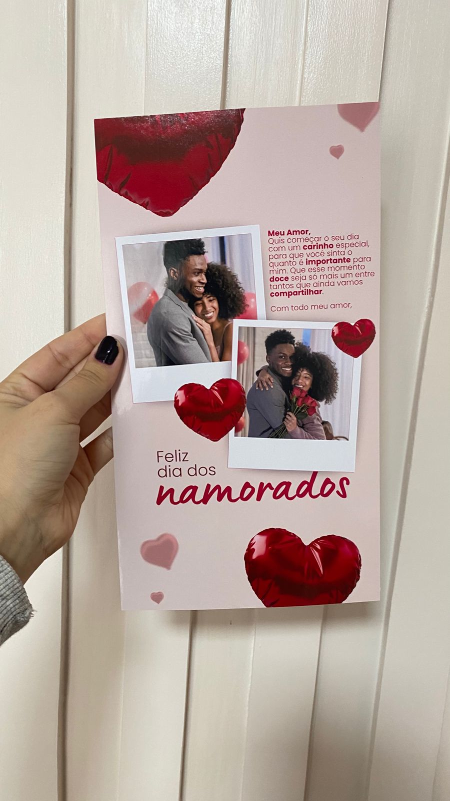 Registro de AMOR - Cartão Personalizado