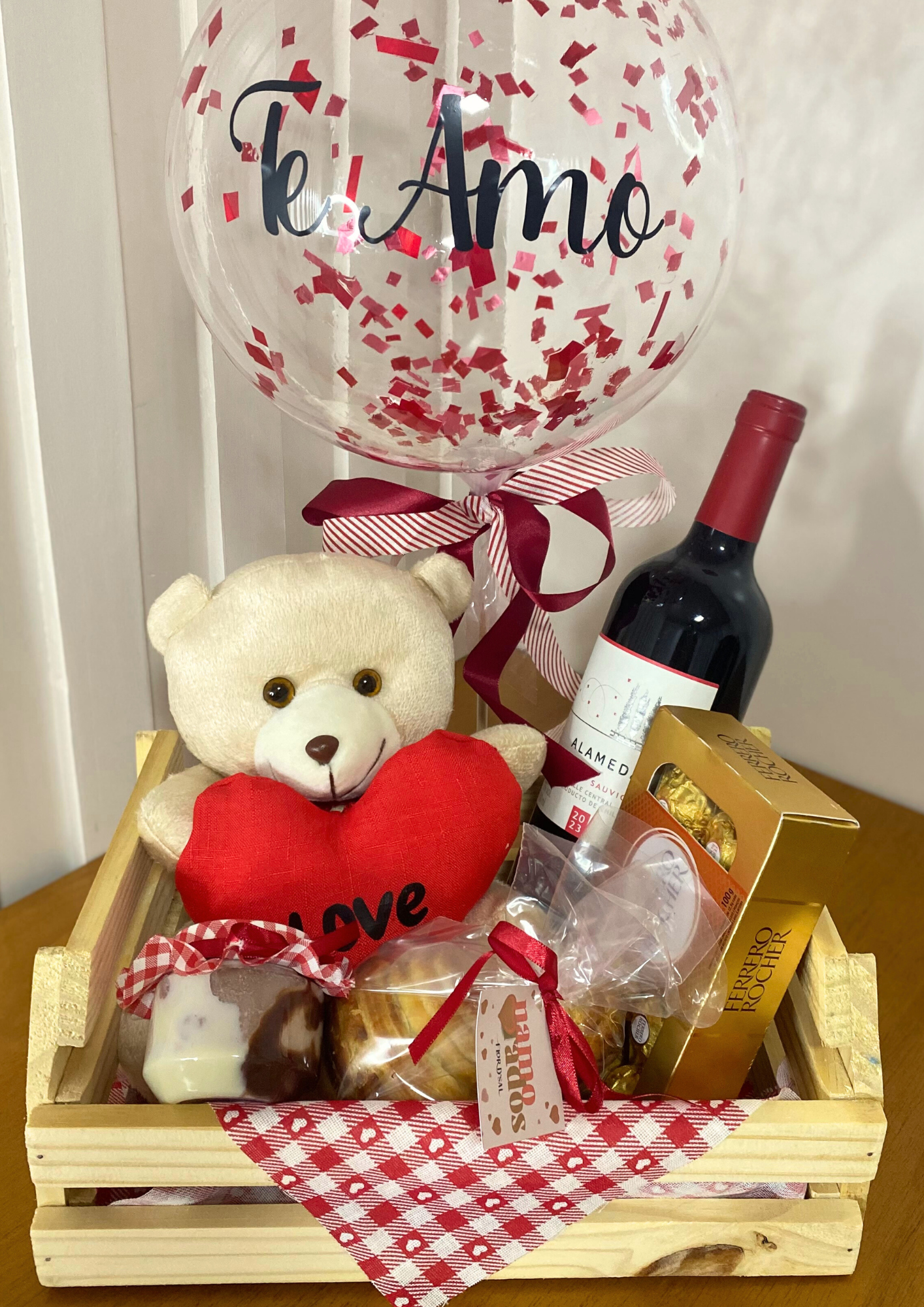 Cesta Especial de Dia dos Namorados - Urso