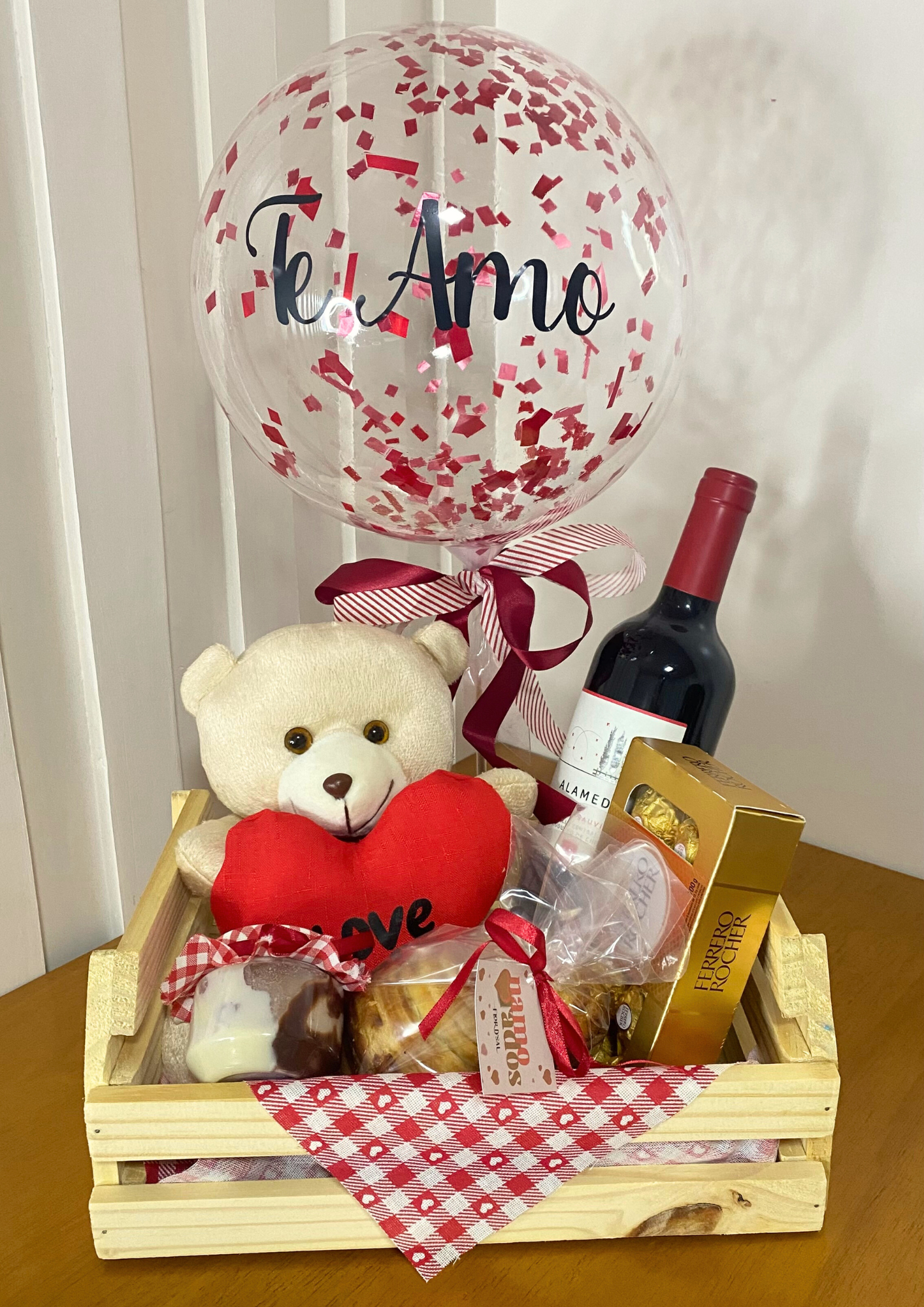 Cesta Especial de Dia dos Namorados - Urso