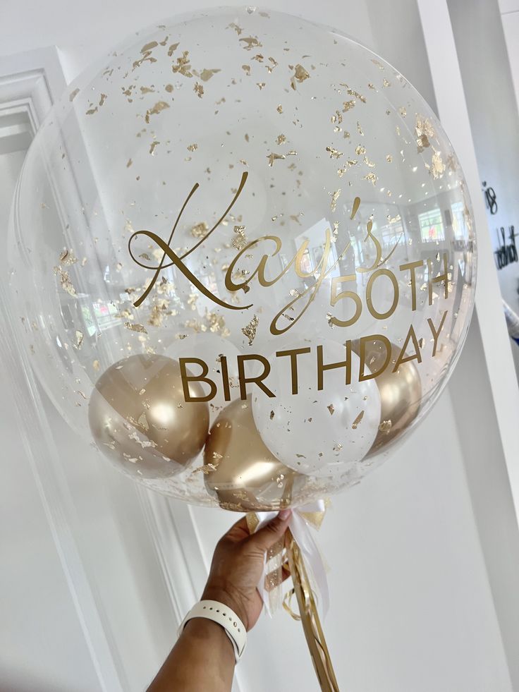 Balão Bubble com Glitter (Grande)