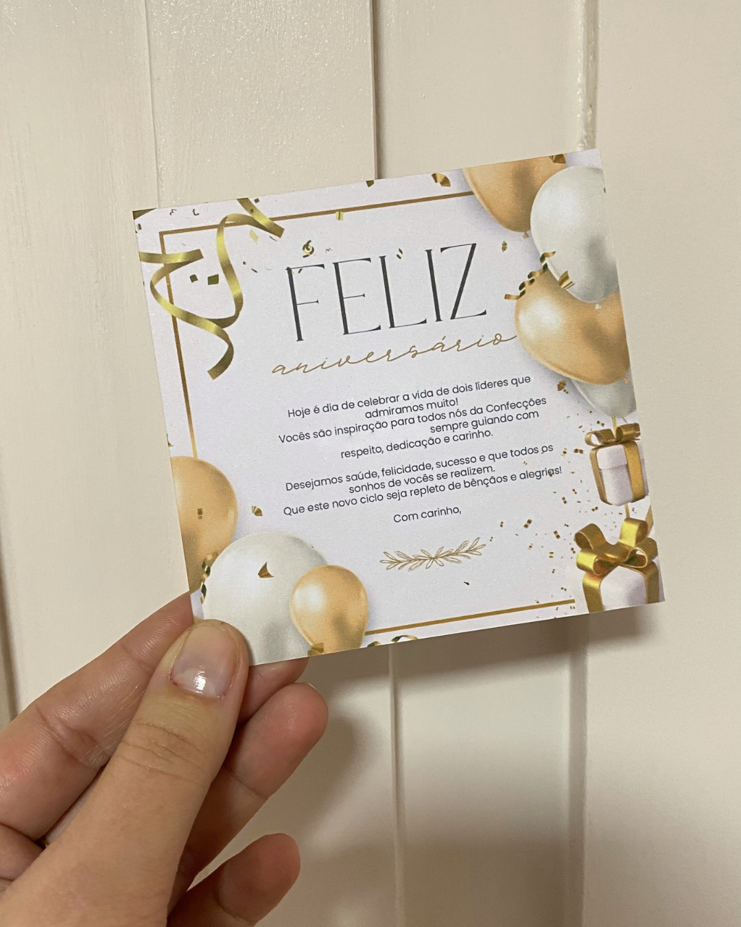 Cartão Simples 9x10cm