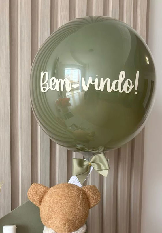 Balão Bubble com Bexiga (Grande)