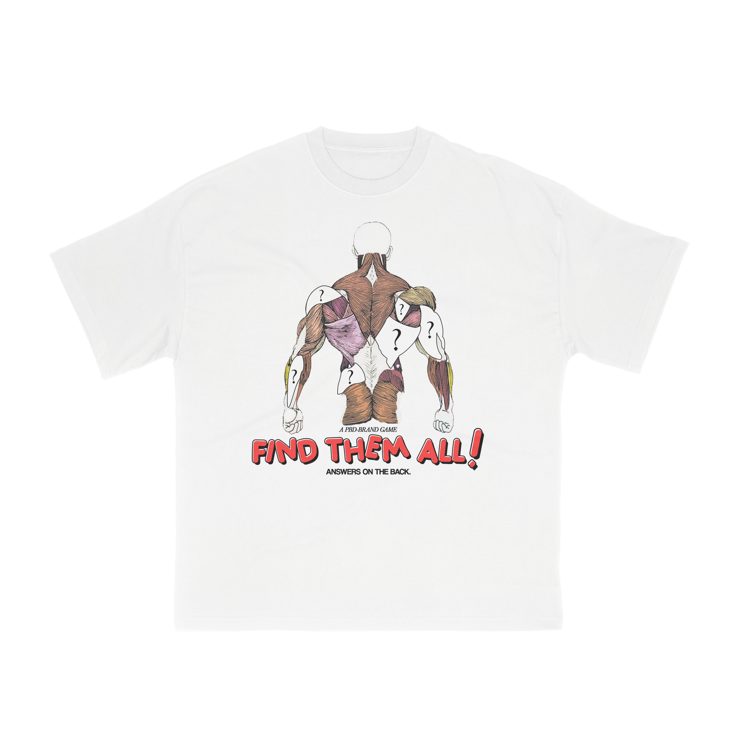 T-SHIRT OVERSIZE FIND THEM ALL!