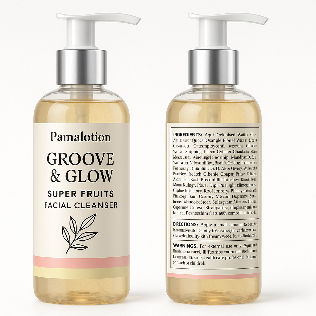 Groove & Glow Super Fruits Antioxidant Facial Cleanser