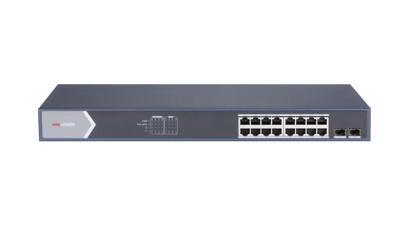 Hikvision DS-3E0518P-E/M 16-Port Gigabit Unmanaged Poe Switch