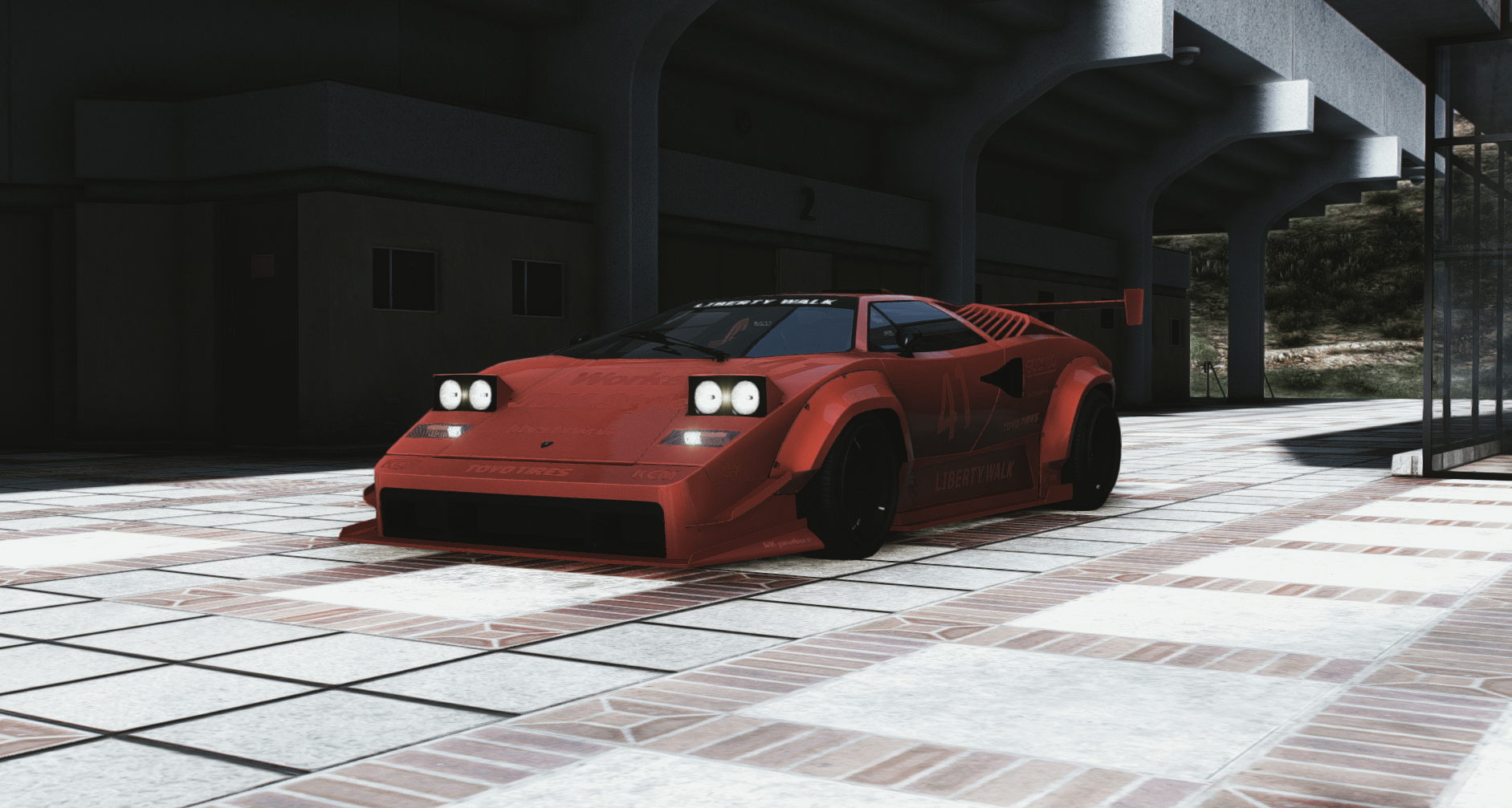 Lamborghini Countach Liberty Walk