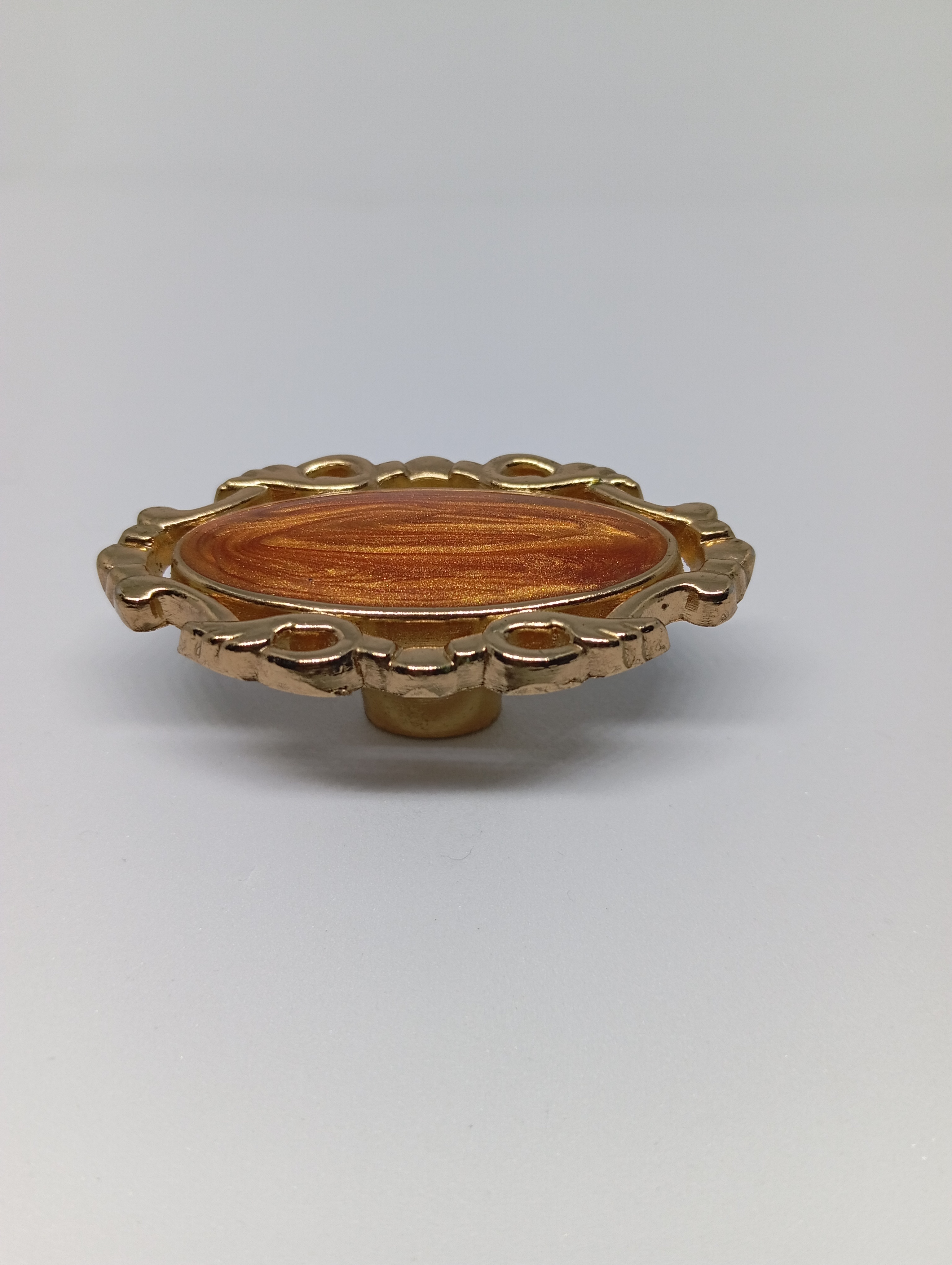 Ornate Gold Oval Knob (PHK0057)