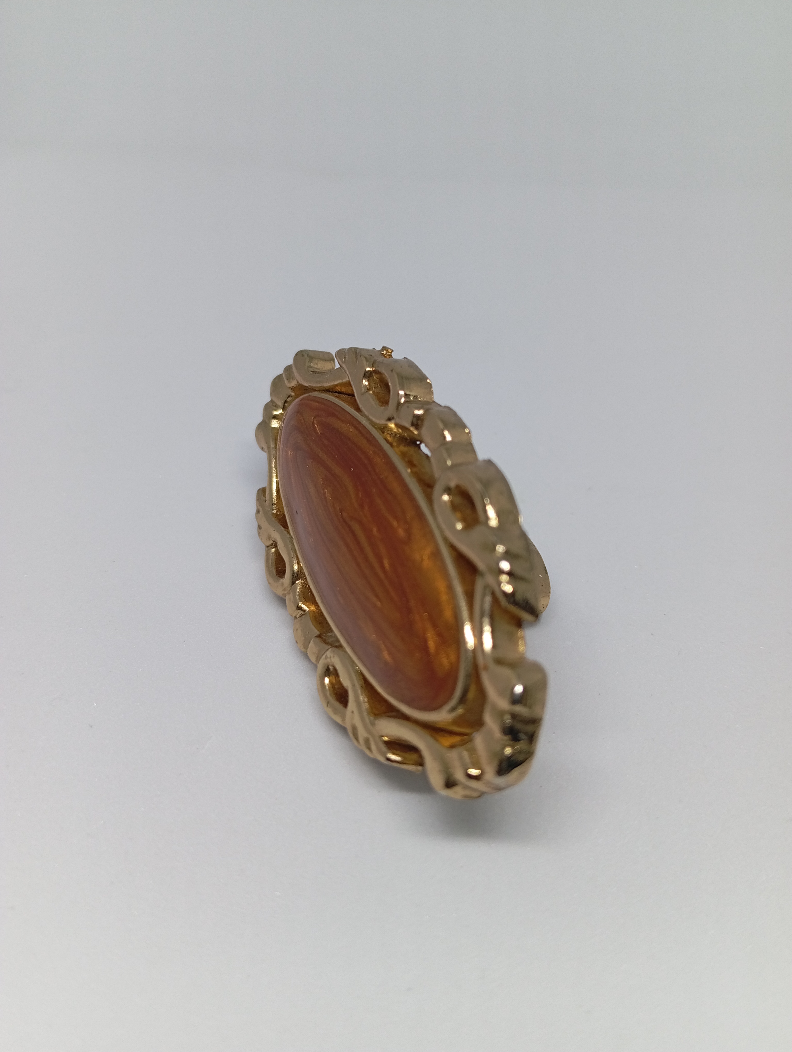 Ornate Gold Oval Knob (PHK0057)