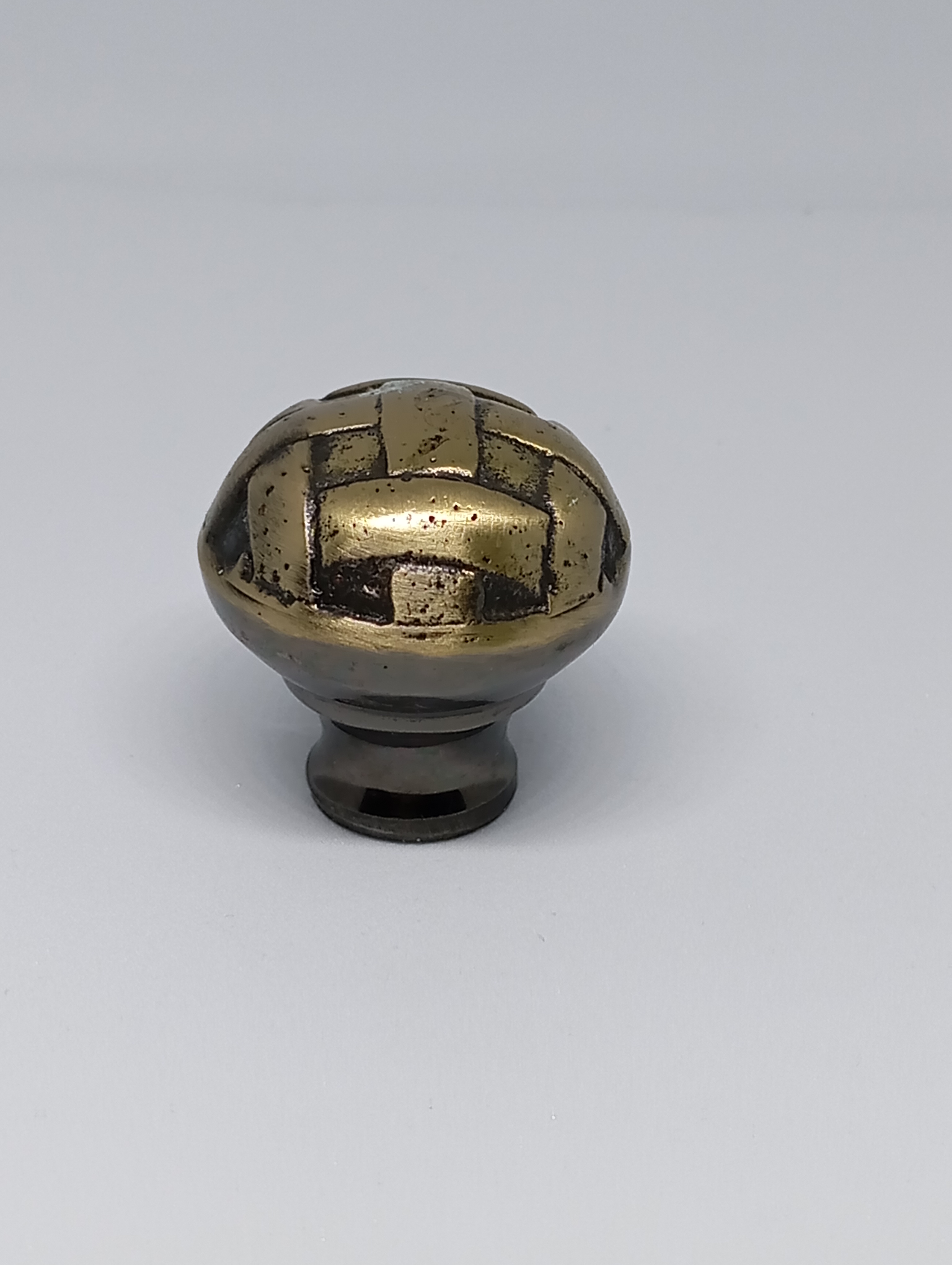 Woven Antique Brass Knob (PHK0115)