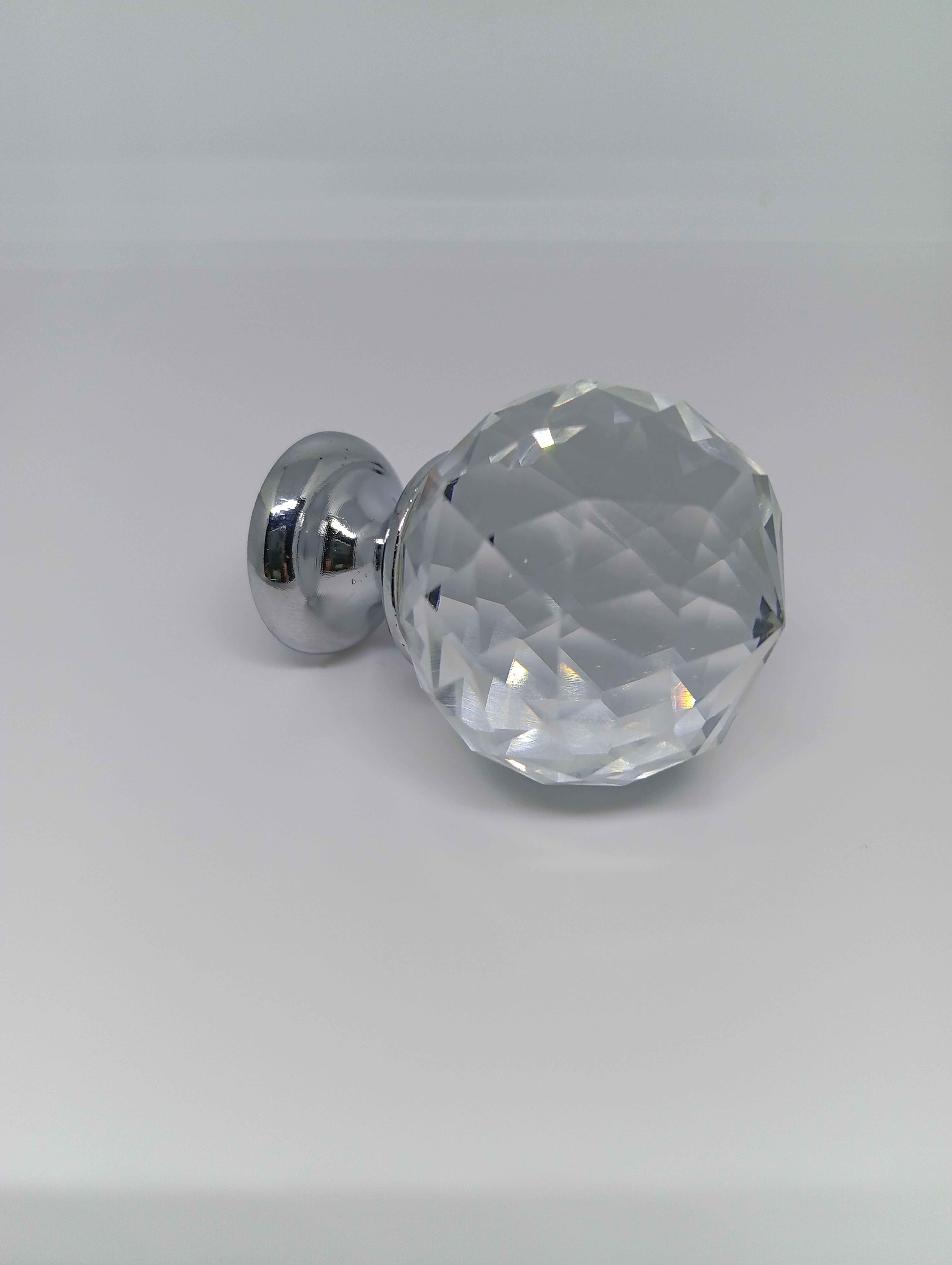 Diamond-Cut Glass Knob (PHK0117)
