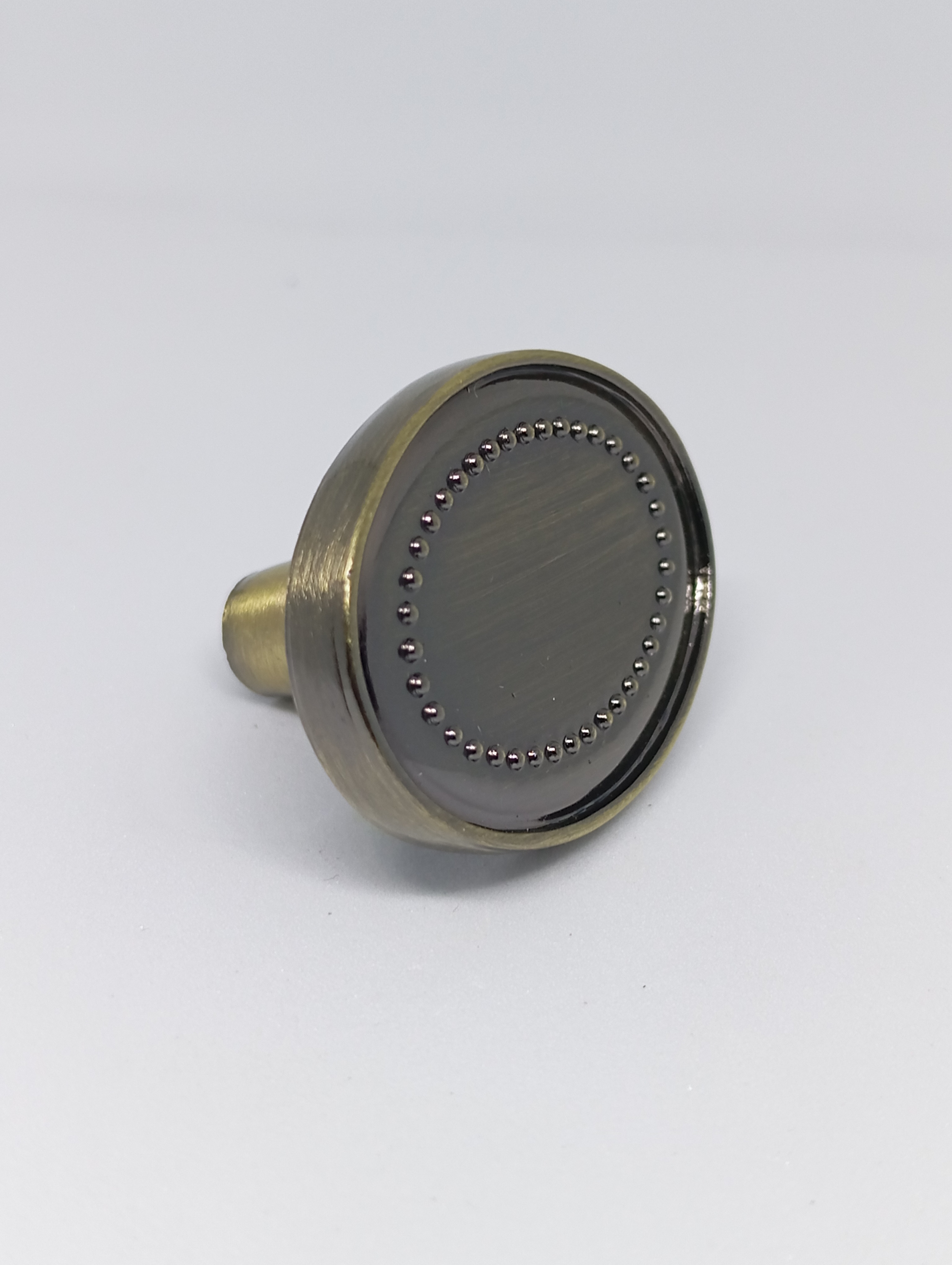 Beaded Oval Antique Knob (PHK0120)