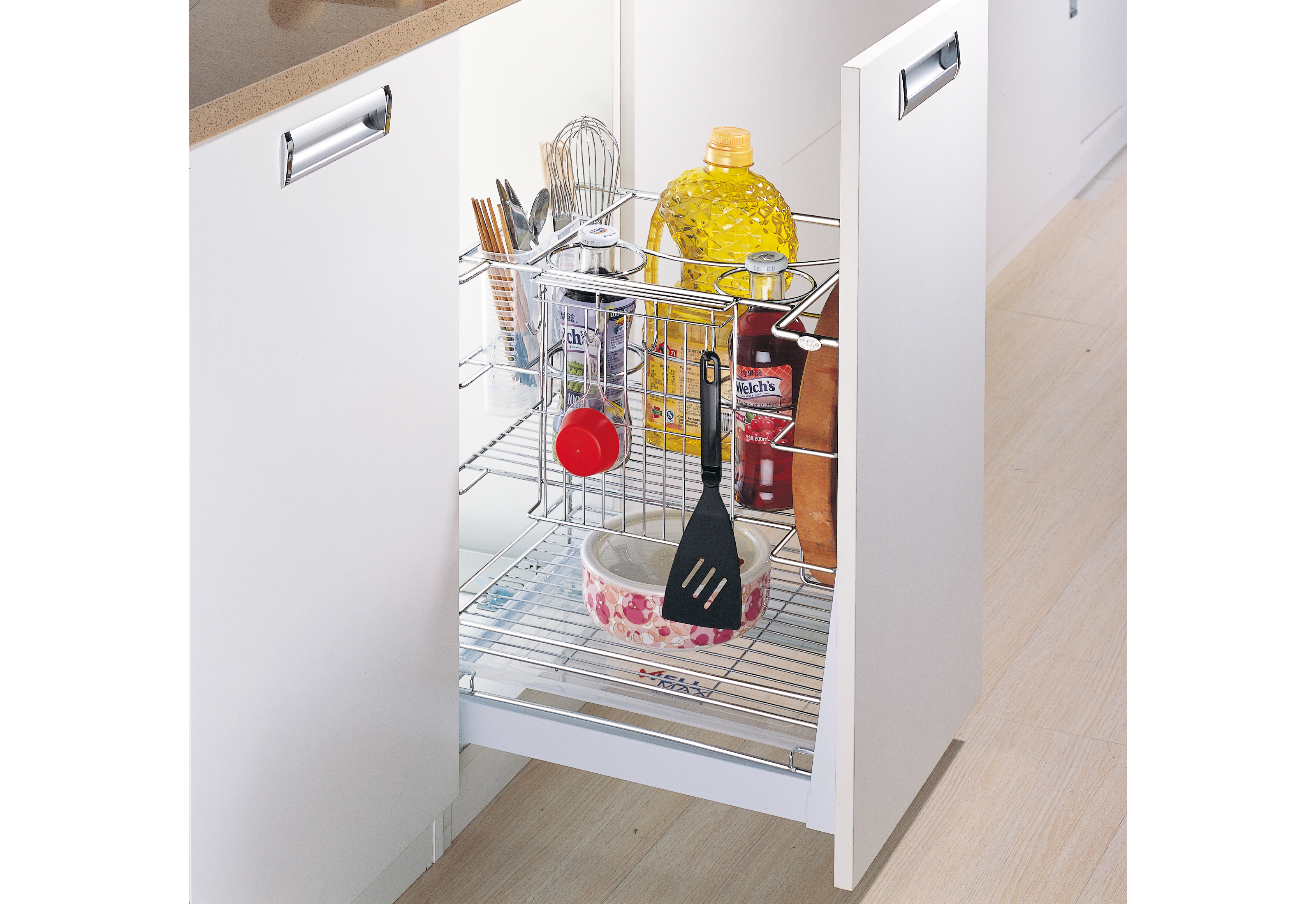 Multi Level Pull Out Versatile Kitchen Basket (PTJ010I)